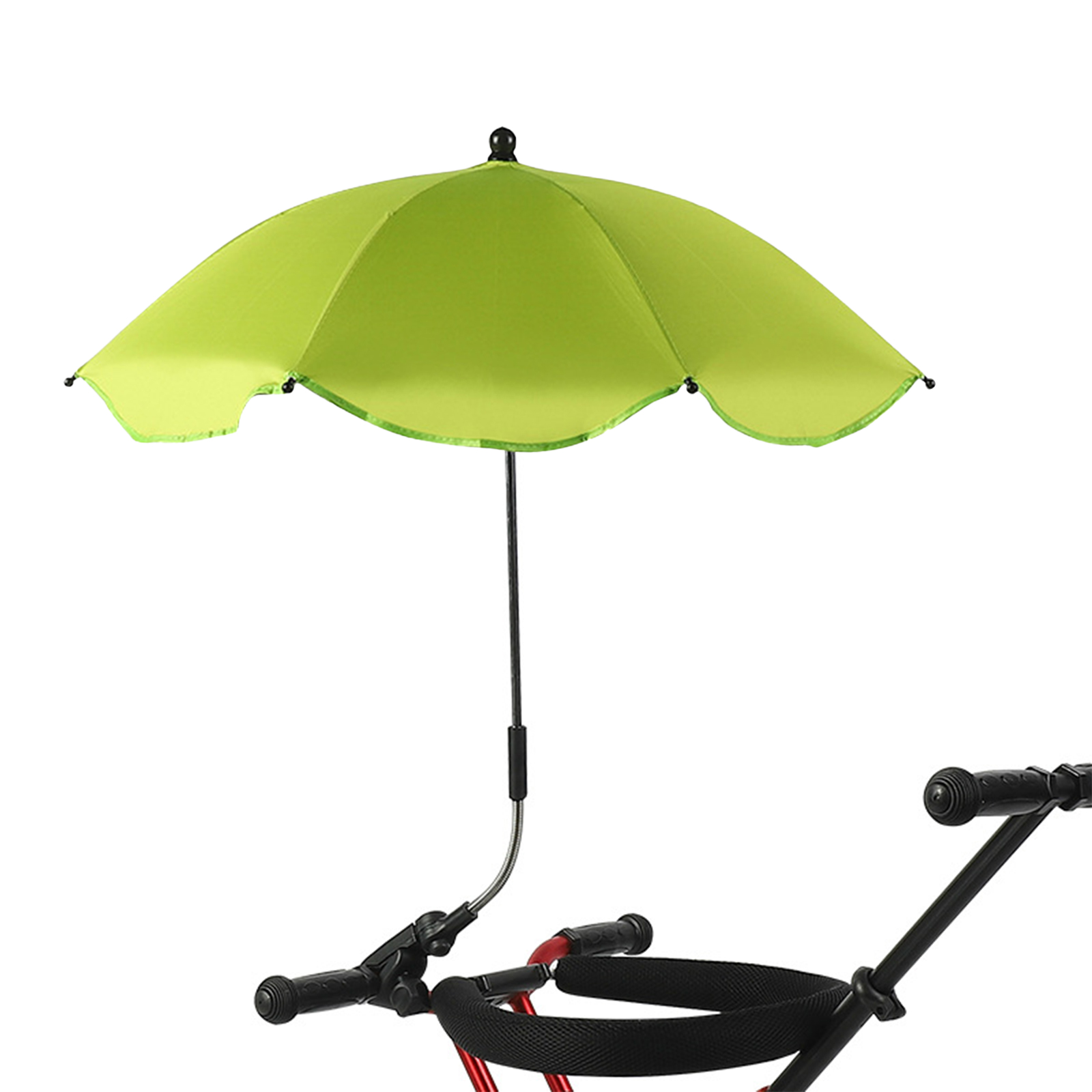 Stuhlschirm Mit Klemme, Tragbarer Sonnenschirm Für Kinderwagen, Grün