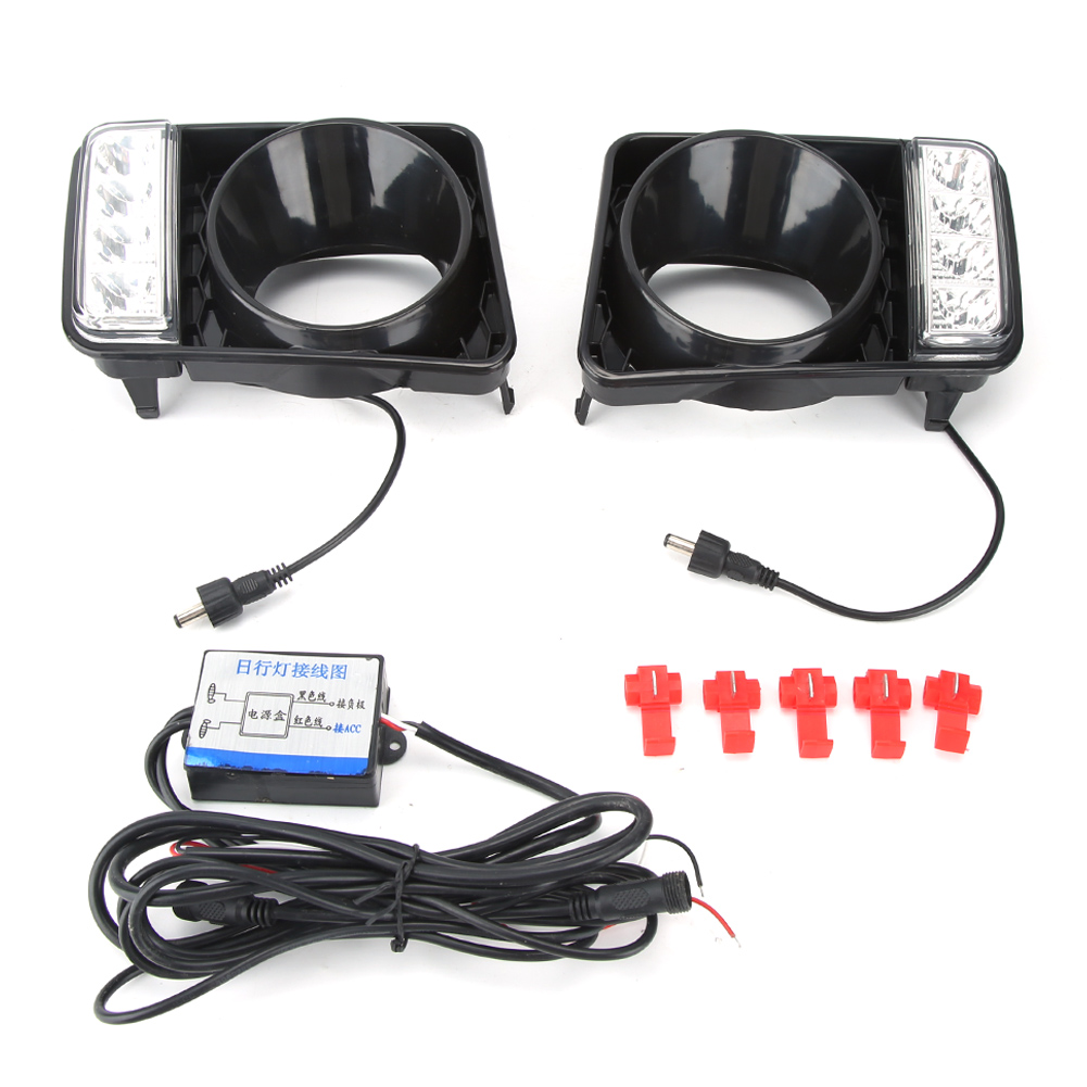 1 Paar 12v Led-tagfahrlichter (drl) Und Nebelscheinwerfer, Kompatibel Mit Holden Ve Ute