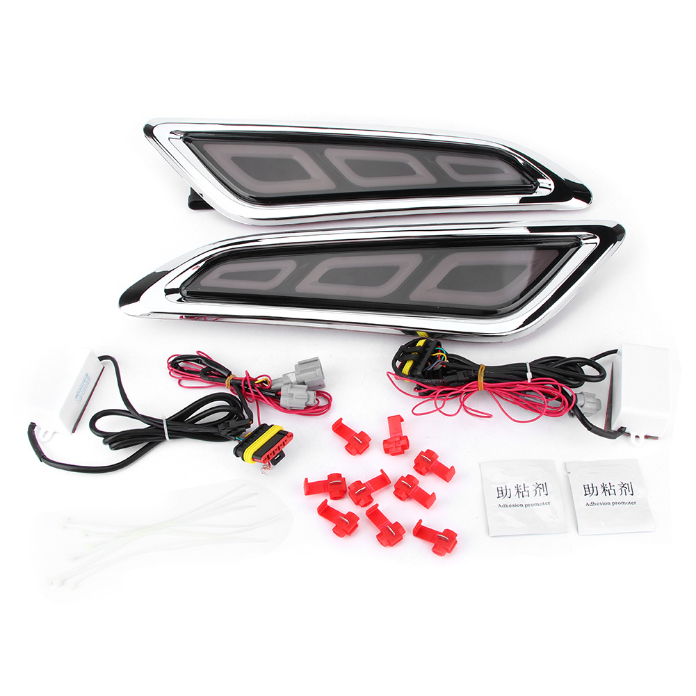 1 Paar Wasserdichte 12-v-led-tagfahrlichter, 6000–6700 K, Mit Blinkern, Kompatibel Mit Nissan Patrol 2016–2019