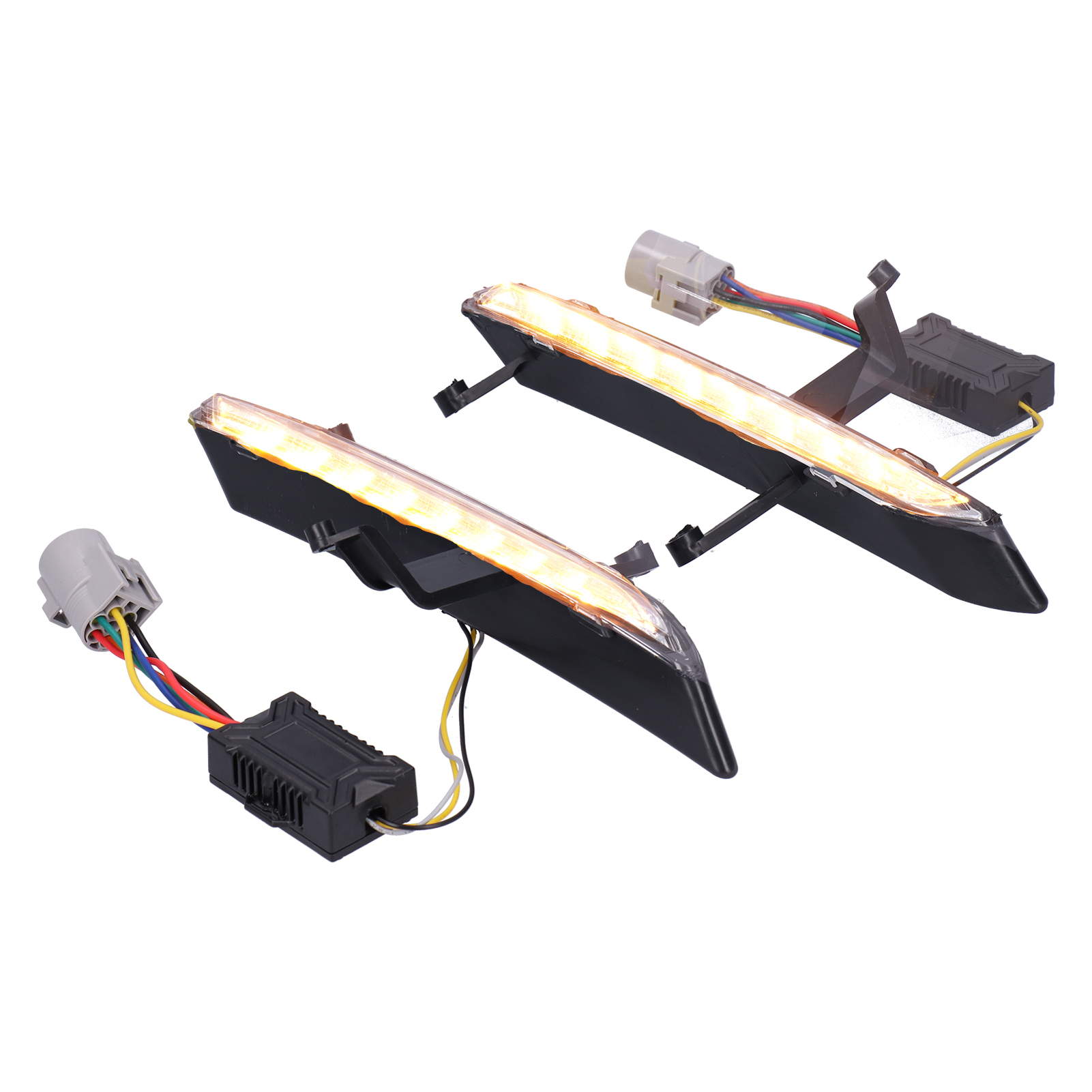 Dynamische Led-tagfahrlichter Mit Nebelscheinwerferblinkern, Kompatibel Mit Mazda Cx-30 2020-2021