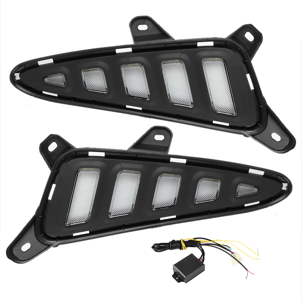 Zweifarbige Led-tagfahrlichter, Kompatibel Mit Toyota C-hr 2016-2019