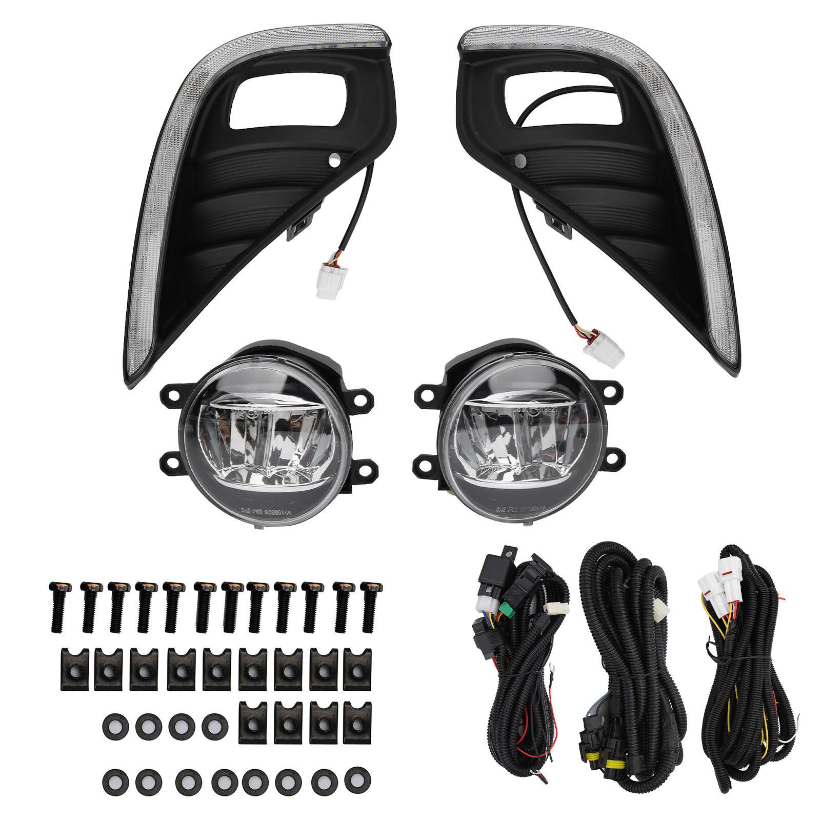Front-led-tagfahrlicht + Wasserdichter Nebelscheinwerfer, Kompatibel Mit Highlander 2019-2021
