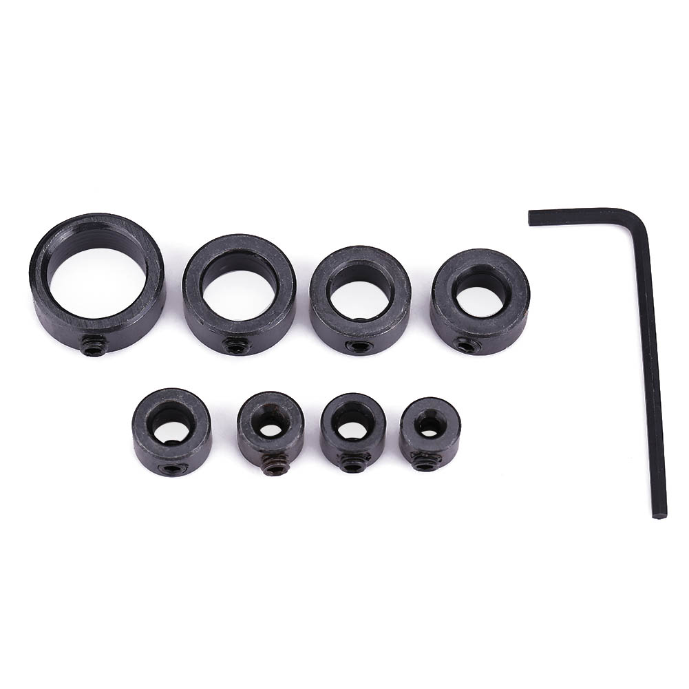 Set Mit 8 Bohrtiefenanschlägen Von 3 Bis 16 Mm Mit Innensechskantschlüssel Für Holzbearbeitungswerkzeuge