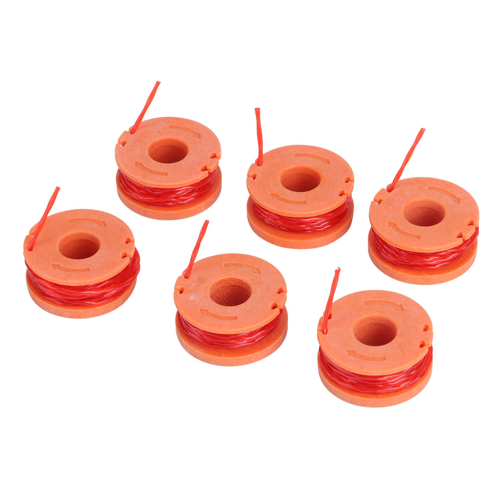 Trimmerfadenspule (6 Stück) Kompatibel Mit Dem Worx Wa0010 Trimmer