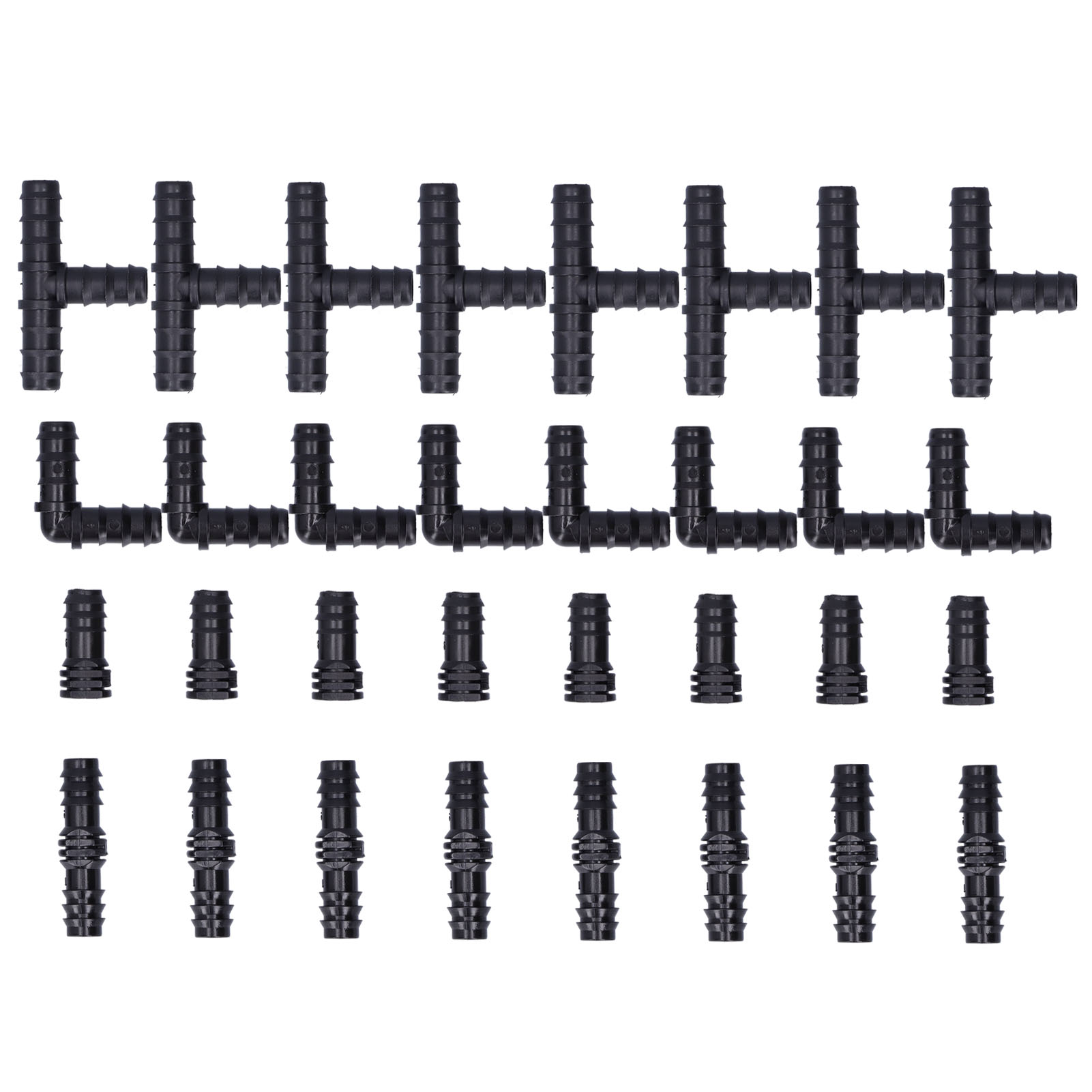 Set Mit 32 T-stücken Für Tropfbewässerungssysteme, Kompatibel Mit 1/2-zoll-rohren, Für Garten Oder Gewächshaus.