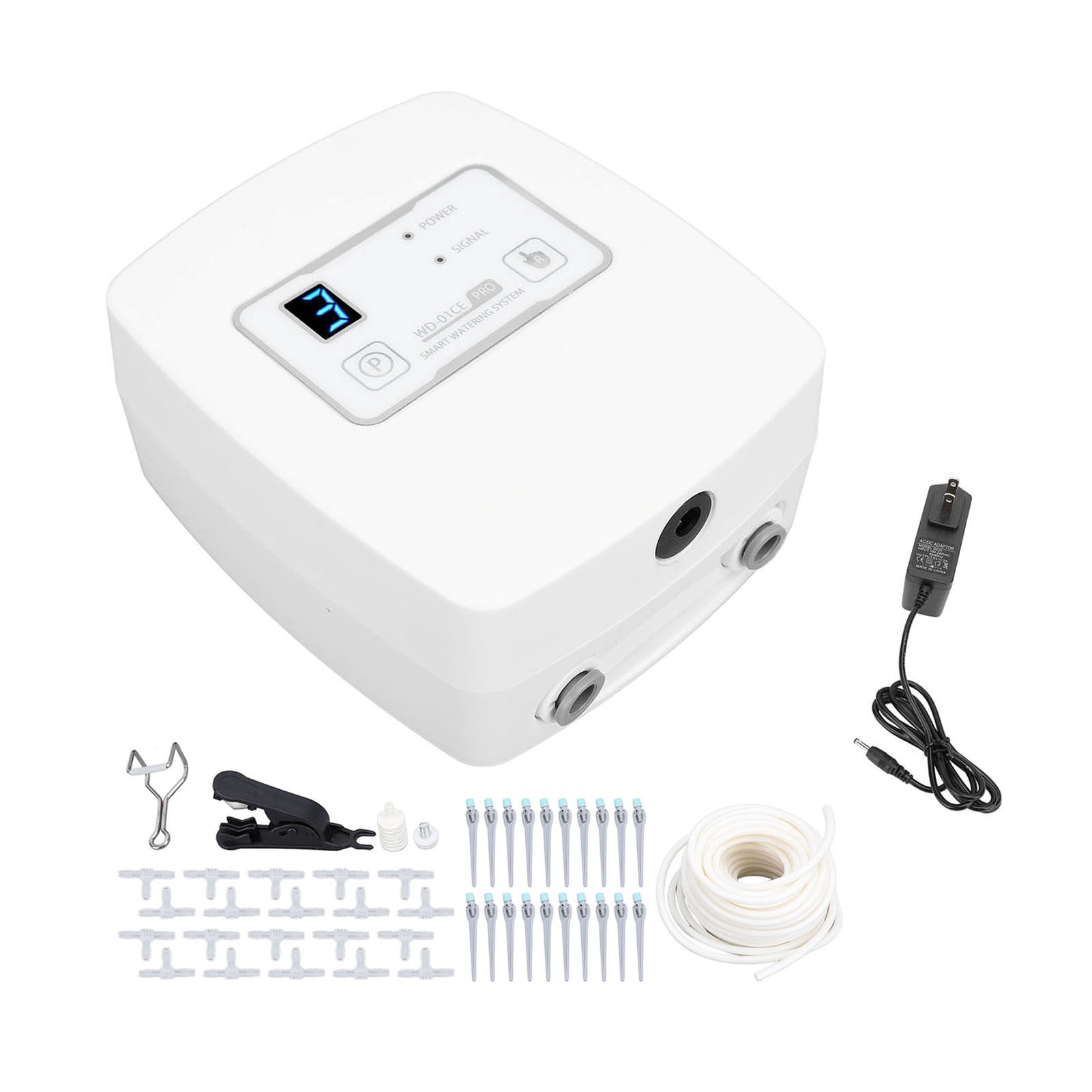 Einstellbares Dc12v Tropfbewässerungssystem Mit Drahtloser Telefonsteuerung Und Automatischem Timer Zur Bewässerung Von Topfpflanzen Und Balkonen (us-stecker).