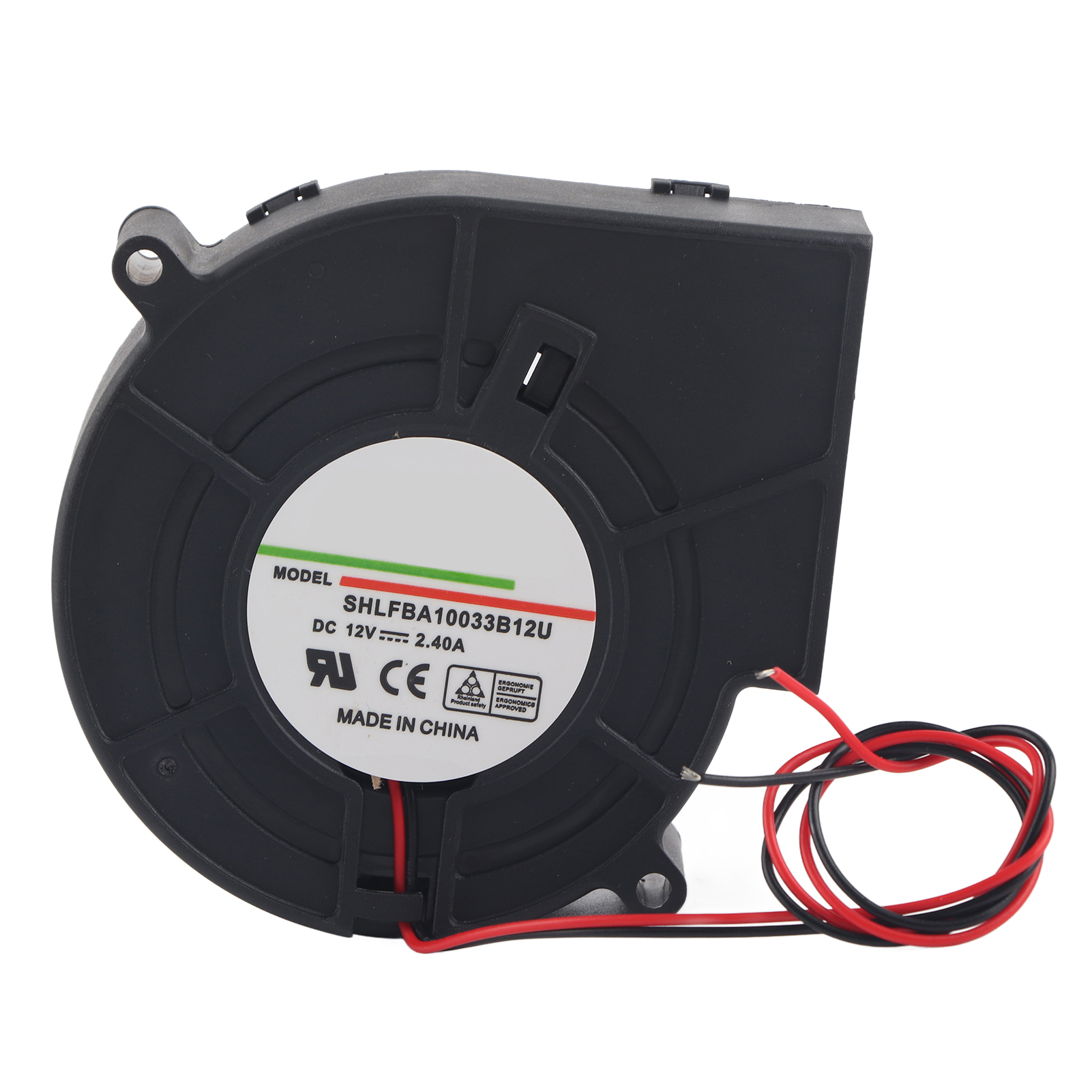 Doppelkugel-turbinenventilator Für Picknicks, Camping, Heizung Und Grillen, 12 V, 2,4 A