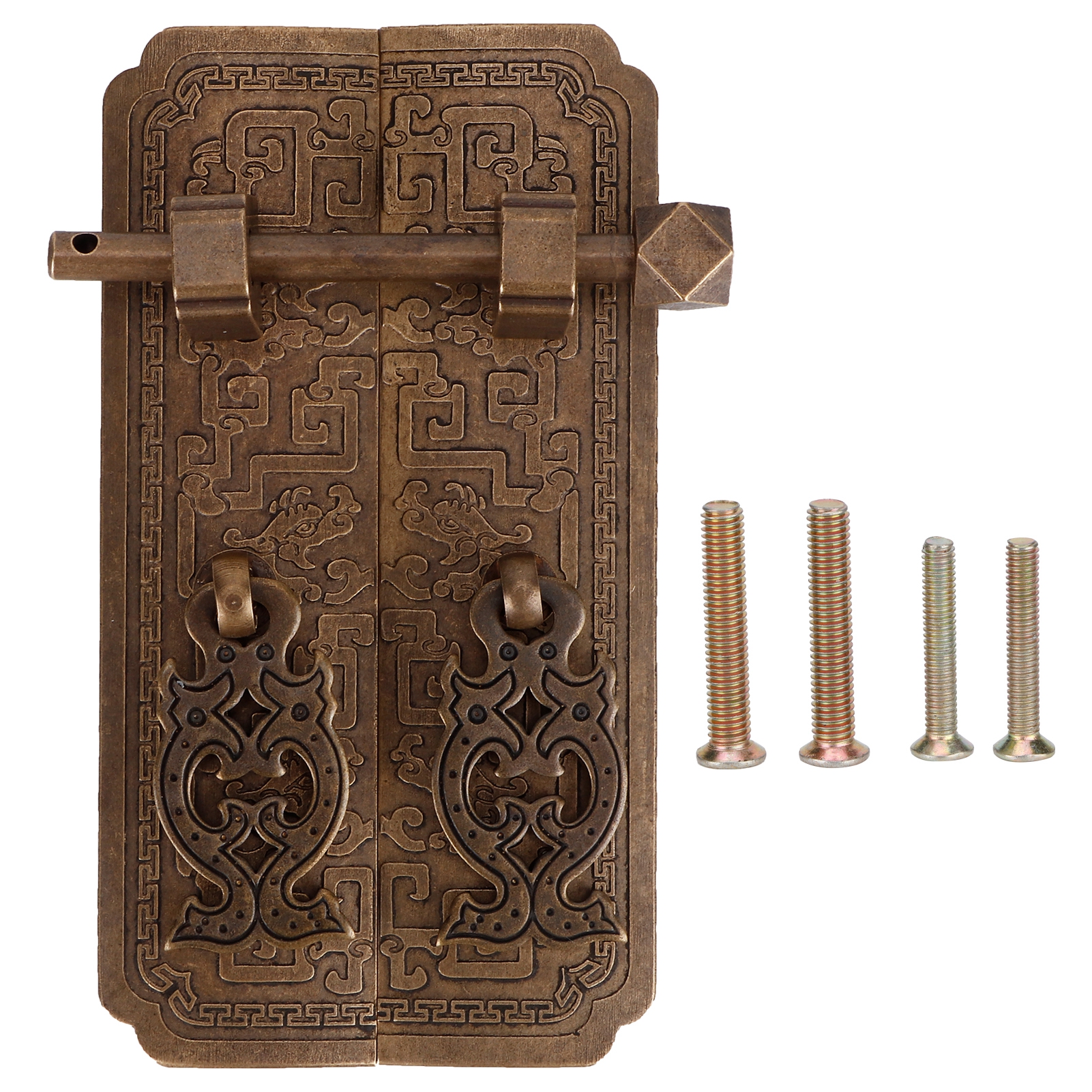 Set Chinesischer Türgriffe, Antike Kupfergriffe, Accessoires Für Schränke Und Garderoben