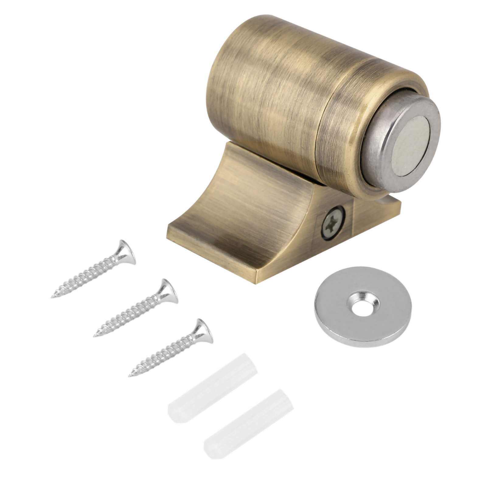 Magnetischer Türstopper Aus Zinklegierung, Riegel Für Haustür, Bronzegrün
