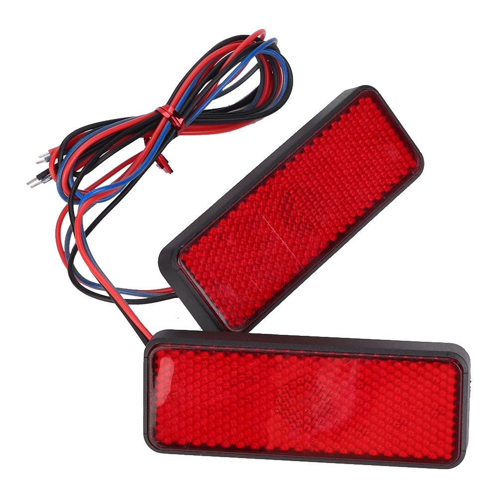 Paar Universelle Led-reflektor-bremslichter Für Motorräder