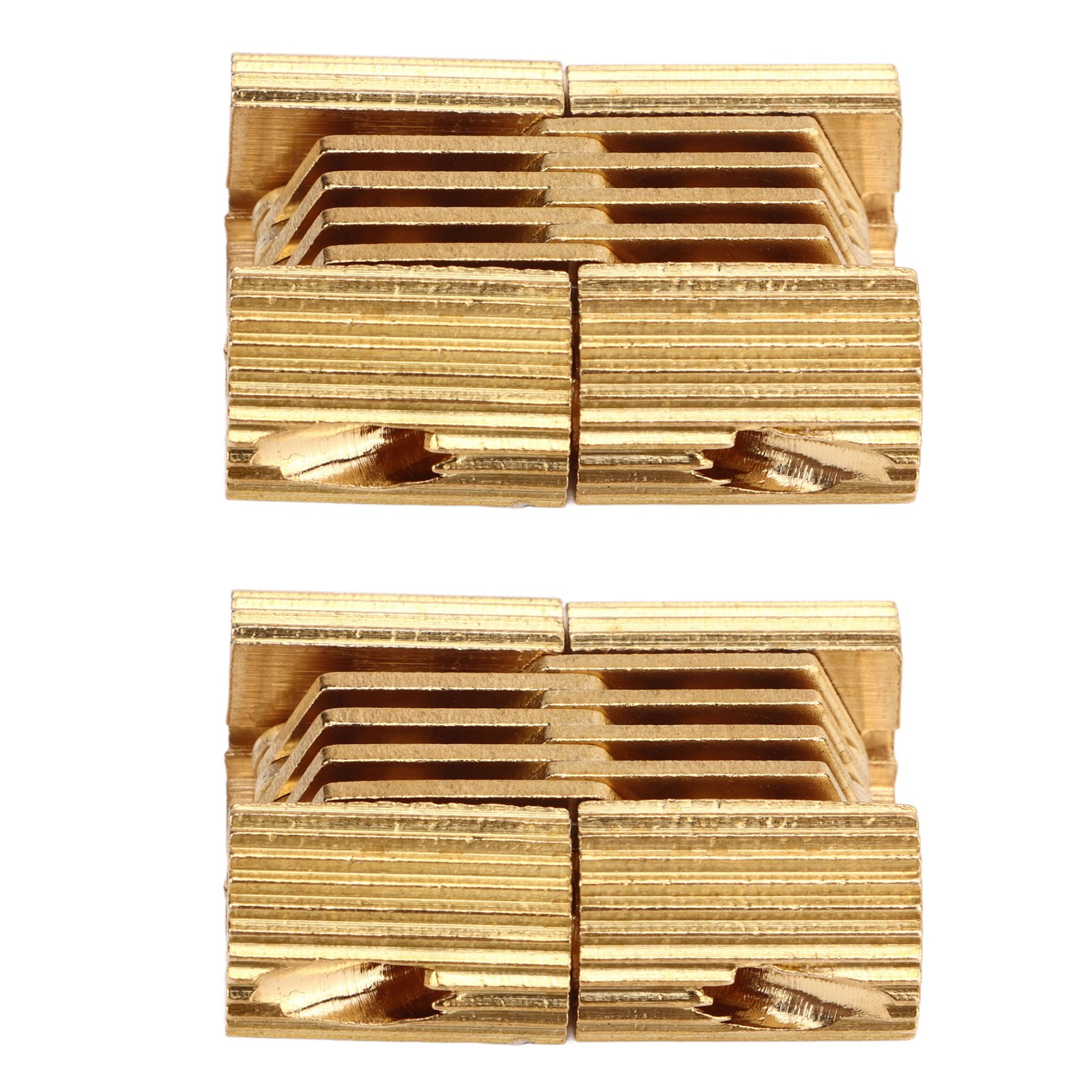 2 Unsichtbare Kupferscharniere, 180° Öffnungswinkel, Für Schranktüren Oder Geschenkboxen.