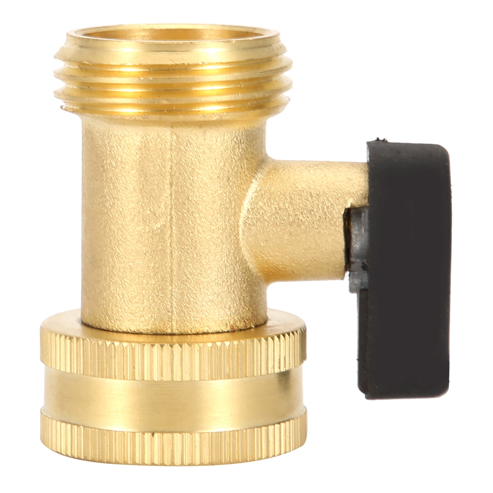 3/4" Dn20 Einteiliges Gerades Kugelventil Aus Messing Für Gartenschläuche