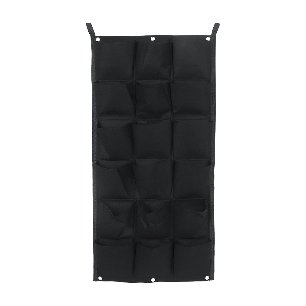 Vertikaler Filzblumentopf Mit Taschen, 18 Taschen, 100 X 50 Cm