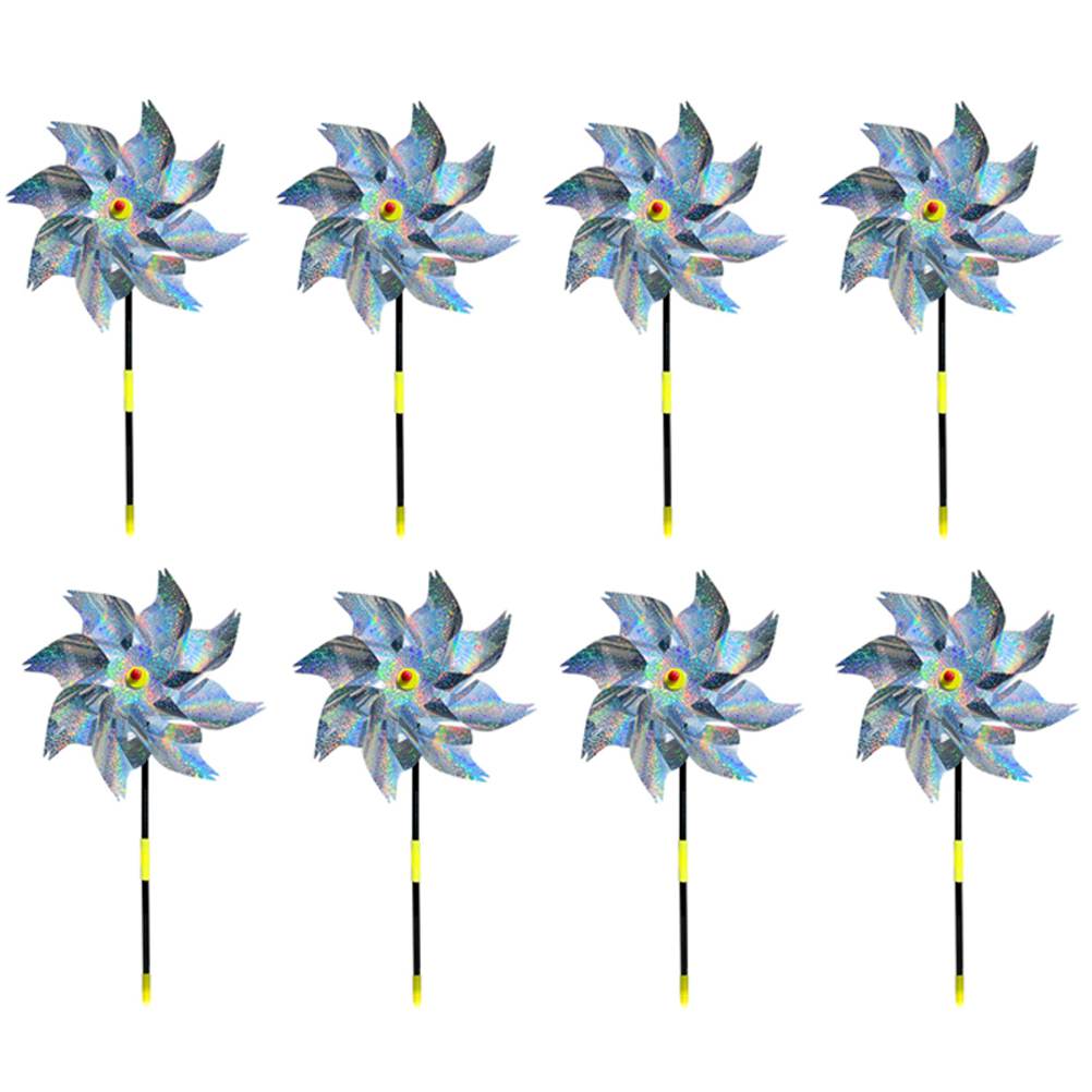 Reflektierende, Vogelabweisende Windmühlen Für Gartenpflanzen Und Blumen