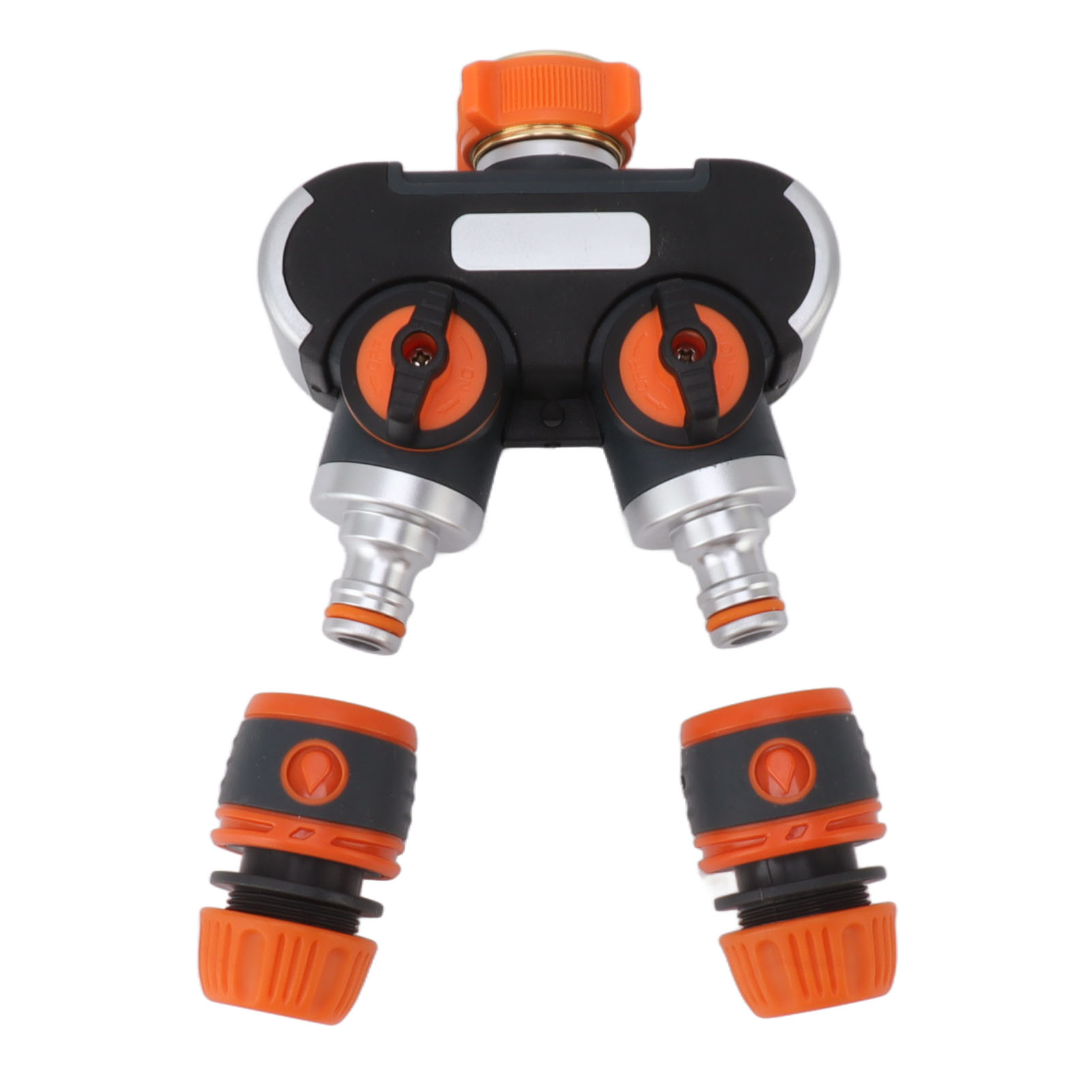 1 Einlass, 2 Auslass Wasserhahnverteiler-adapter, 2-wege-hochdruckschlauchverteiler Für Fahrzeugreinigung Und Gartenarbeit