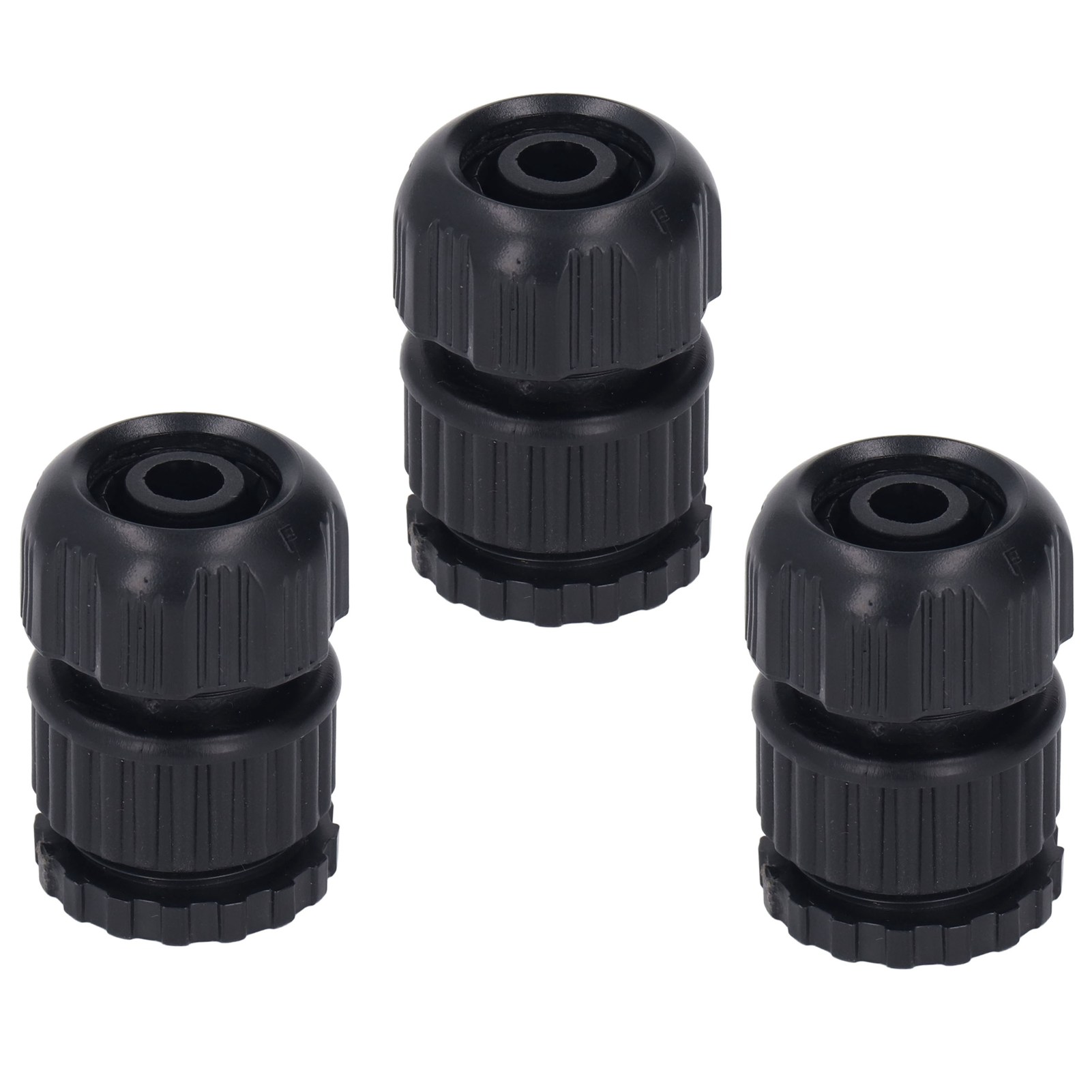 Set Mit 3 Edelstahl-pp-wasserhahnadaptern Für Gartenschläuche, Ideal Für Gartenarbeit Und Autowäsche. Gewinde G1/2 Und G3/4, Innendurchmesser 11–13 Mm.