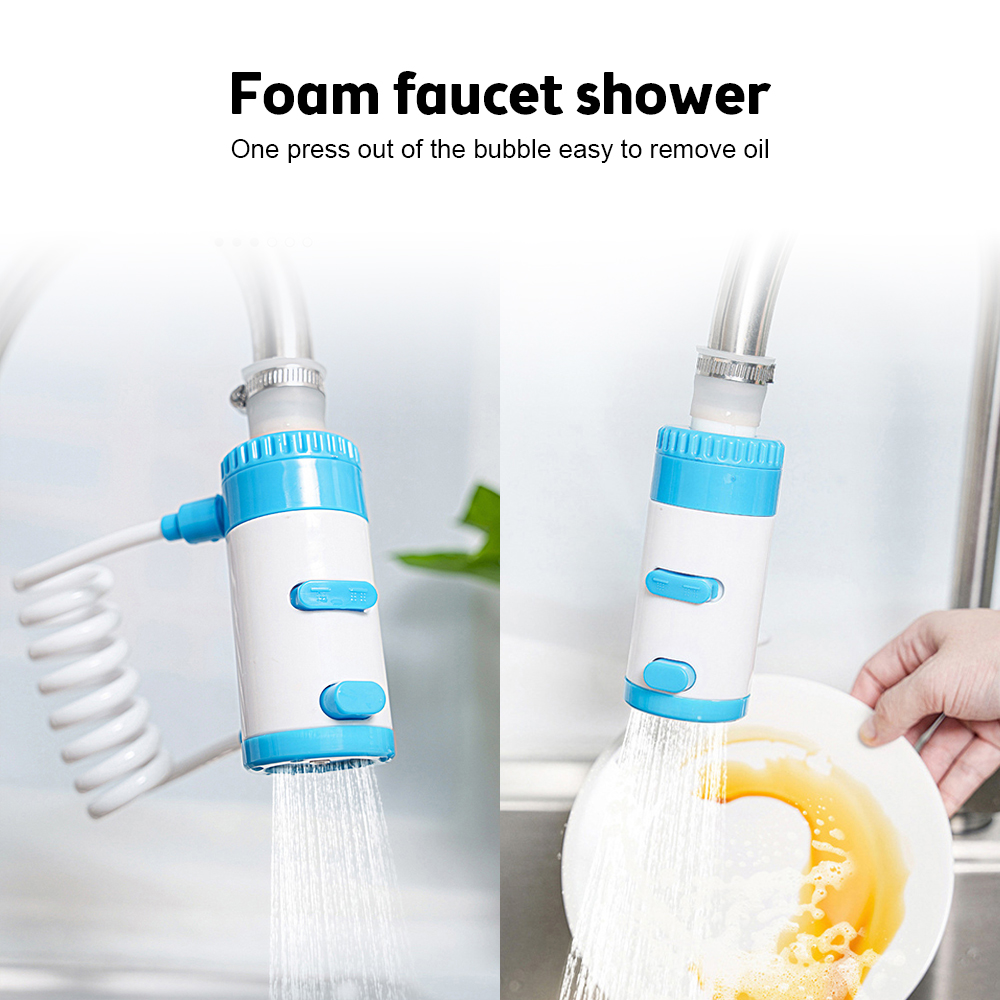 Schwenkbarer Wasserhahnaufsatz Für Waschbecken, 3 Wasserstrahlen, 360° Drehbarer Duschkopf, Multifunktional Und Magnetisch, Verwendbar Mit Reinigungsmittel Oder Shampoo Zum Waschen Von Gesicht, Haaren