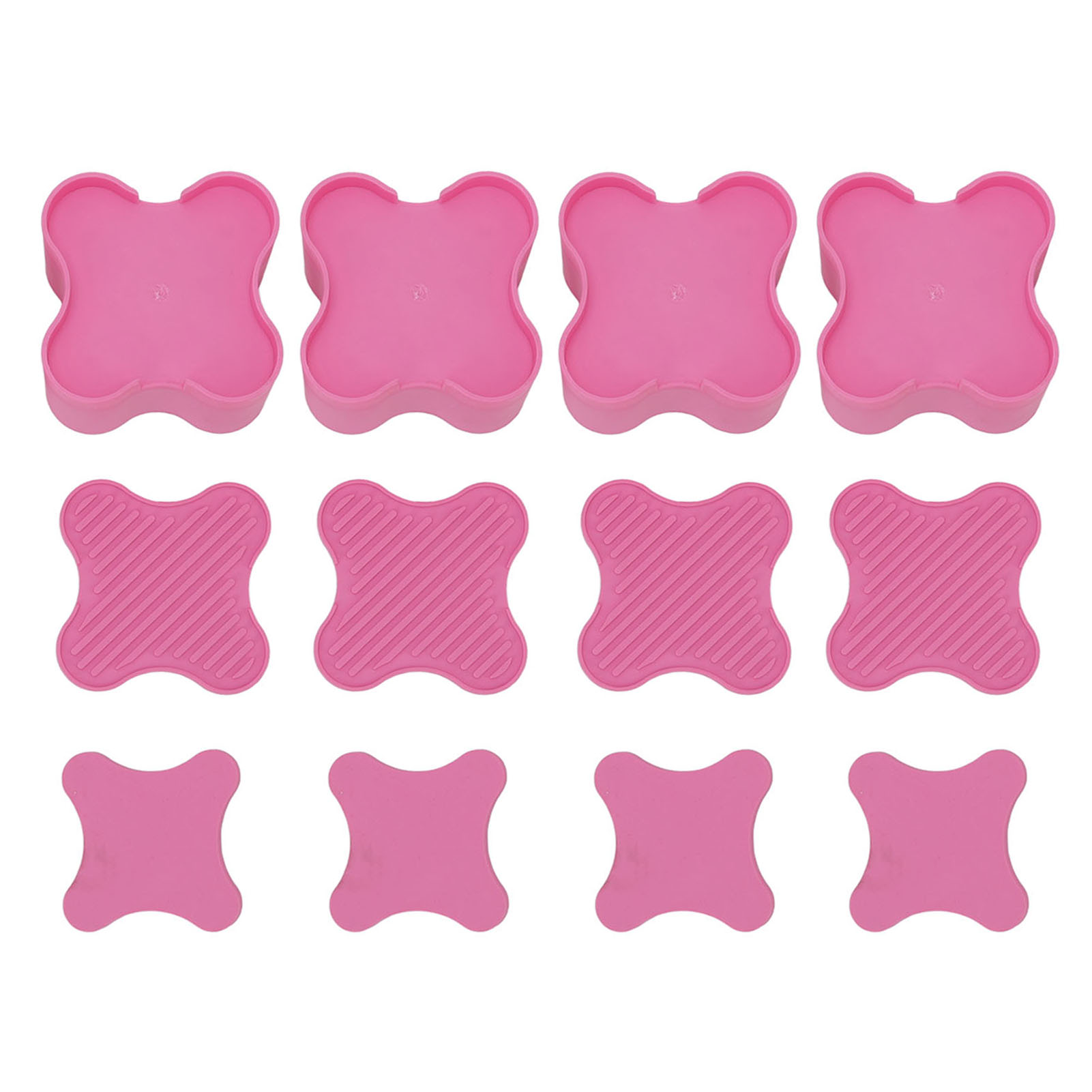 Set Aus 4 Blütenblattförmigen Möbelfüßen, 5 Cm (2 Zoll) Hoch, Für Tische, Schränke, Sofas, Betten Und Waschmaschinen.