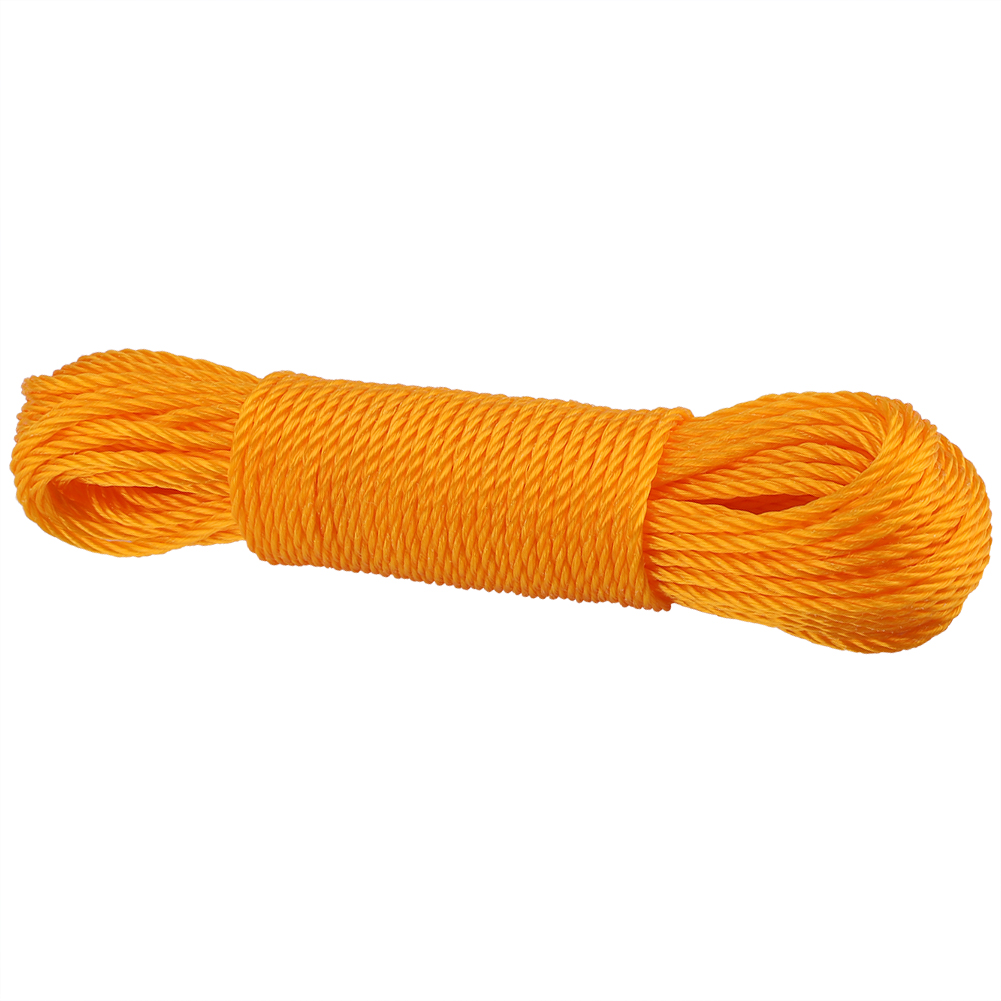20 M Lange Wäscheleine Aus Nylon, Ideal Für Garten, Camping Und Outdoor-aktivitäten (orange)