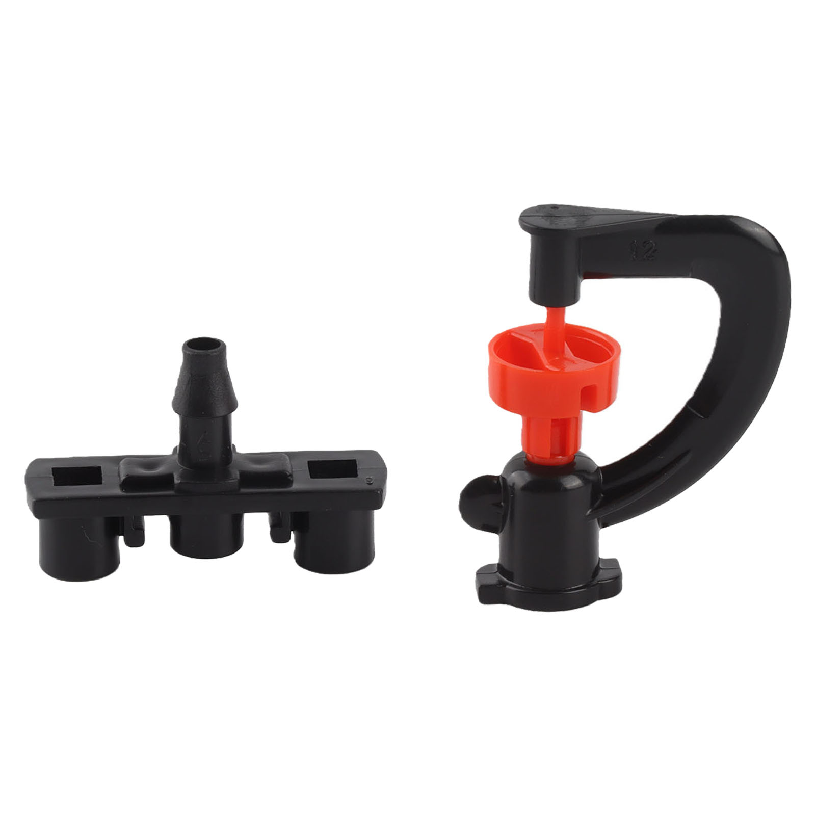 Packung Mit 10 Sprinklerköpfen Vom Typ G Mit Um 360° Drehbaren Sprühdüsen Für Die Gartenbewässerung (oranges Rad).