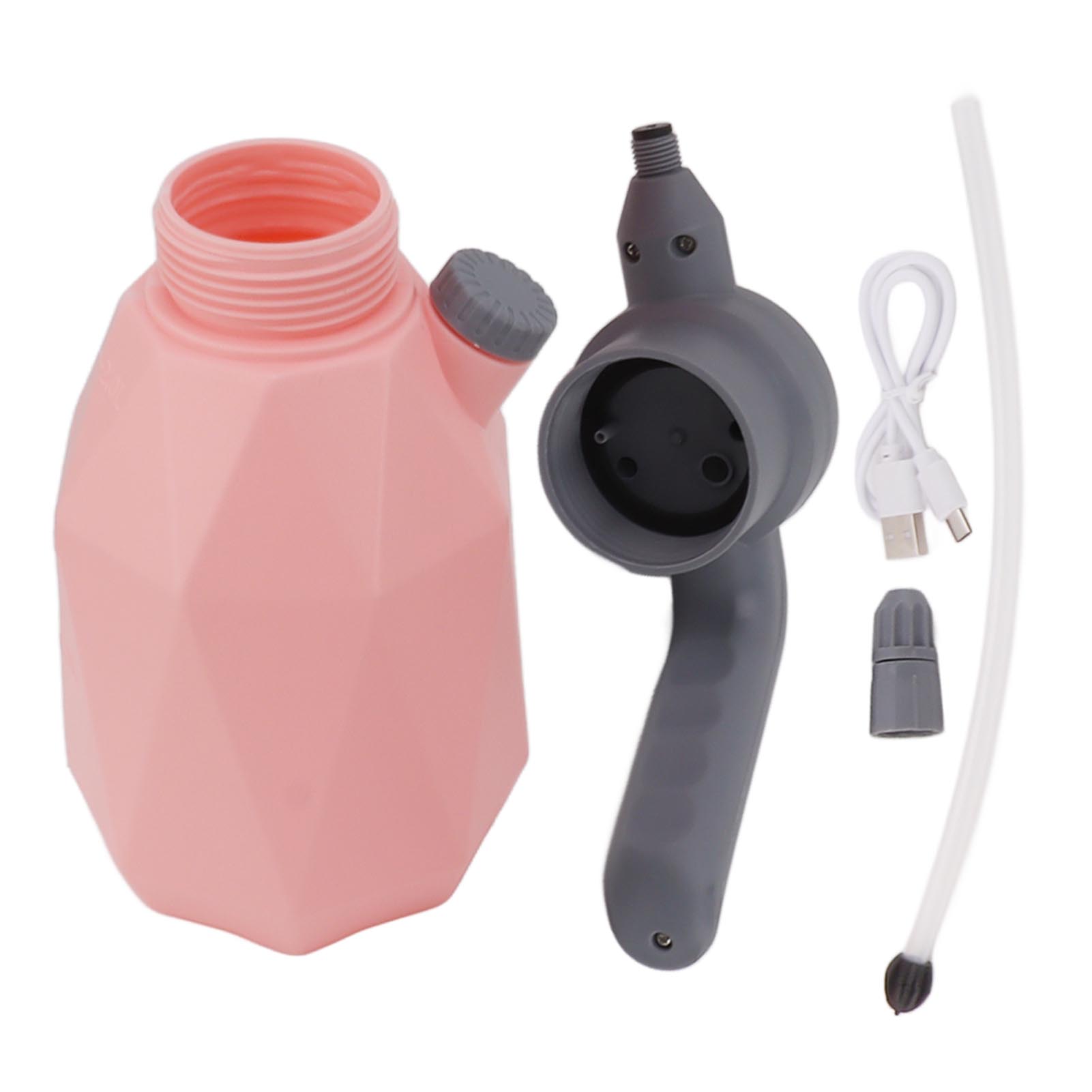 Elektrischer 2-liter-sprühgerät Für Haus Und Garten, Kleines Nachfüllbares Sprühgerät, Automatischer Rasensprenger, Rosa, Standardmodell