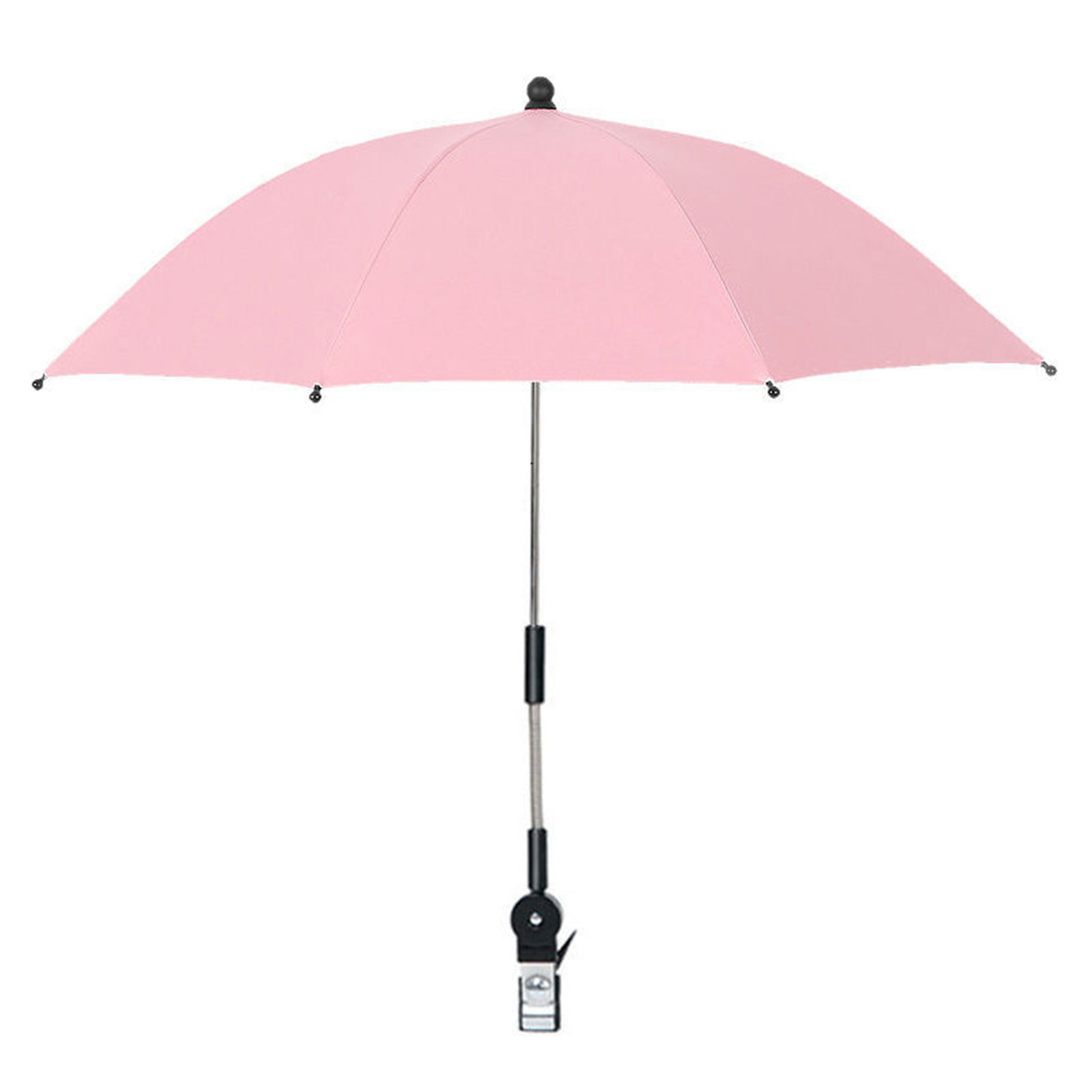 Stuhl-sonnenschirm Mit Klemme, 360° Verstellbar, Für Strandstühle, Terrassenstühle Oder Campingstühle (rosa).