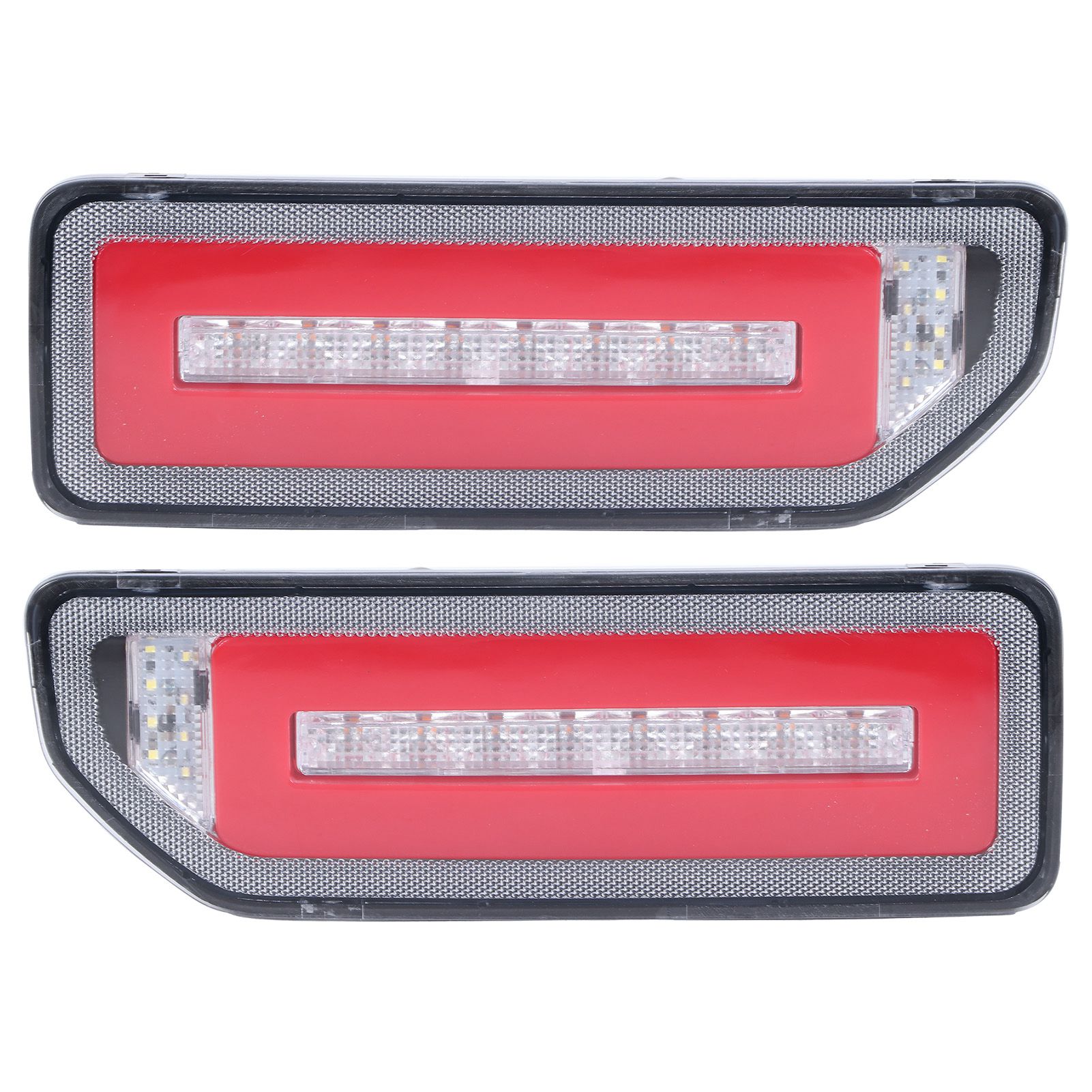 Dynamische Led-rückleuchten (paar) Mit Rückfahrblinkern Und Parkleuchten, Kompatibel Mit Suzuki Jimny 2019-2020 (rot).
