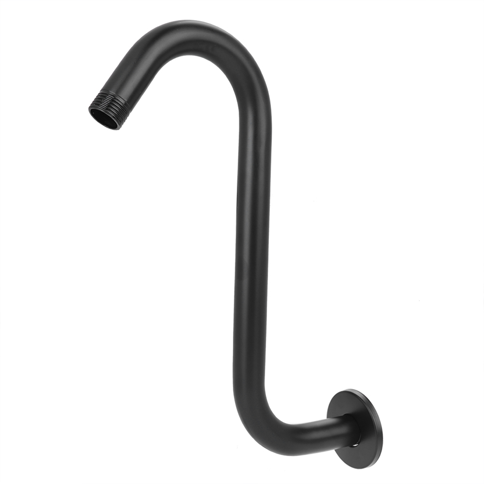 S-förmiger, Gebogener Duschverlängerungsarm, 20,3 Cm (8 Zoll), Edelstahl 201, Für Hohe Duschen, G1/2-zoll-anschluss, Badaccessoire, Schwarz