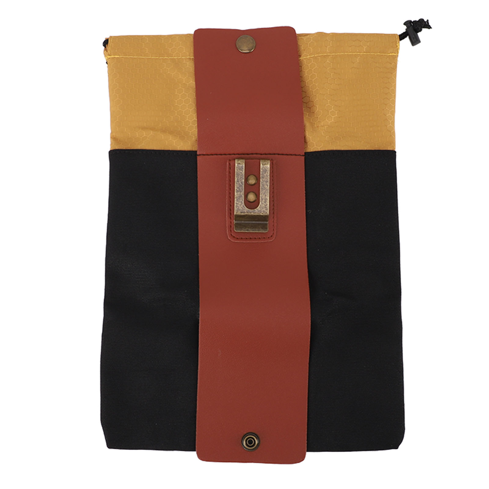 Pflücktasche Aus Canvas Und Leder, Zum Umhängen An Der Hüfte, Für Die Obsternte, Tragbar Und Abriebfest, Schwarz.