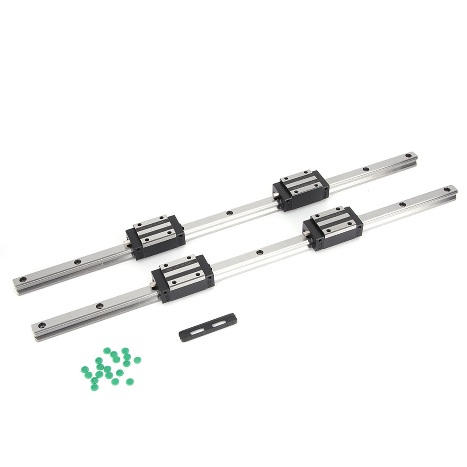 Hg15-500 Mm Linearführungsschienen Mit 4 Standardmäßigen Schwarzen Hgh15 Gleitblöcken