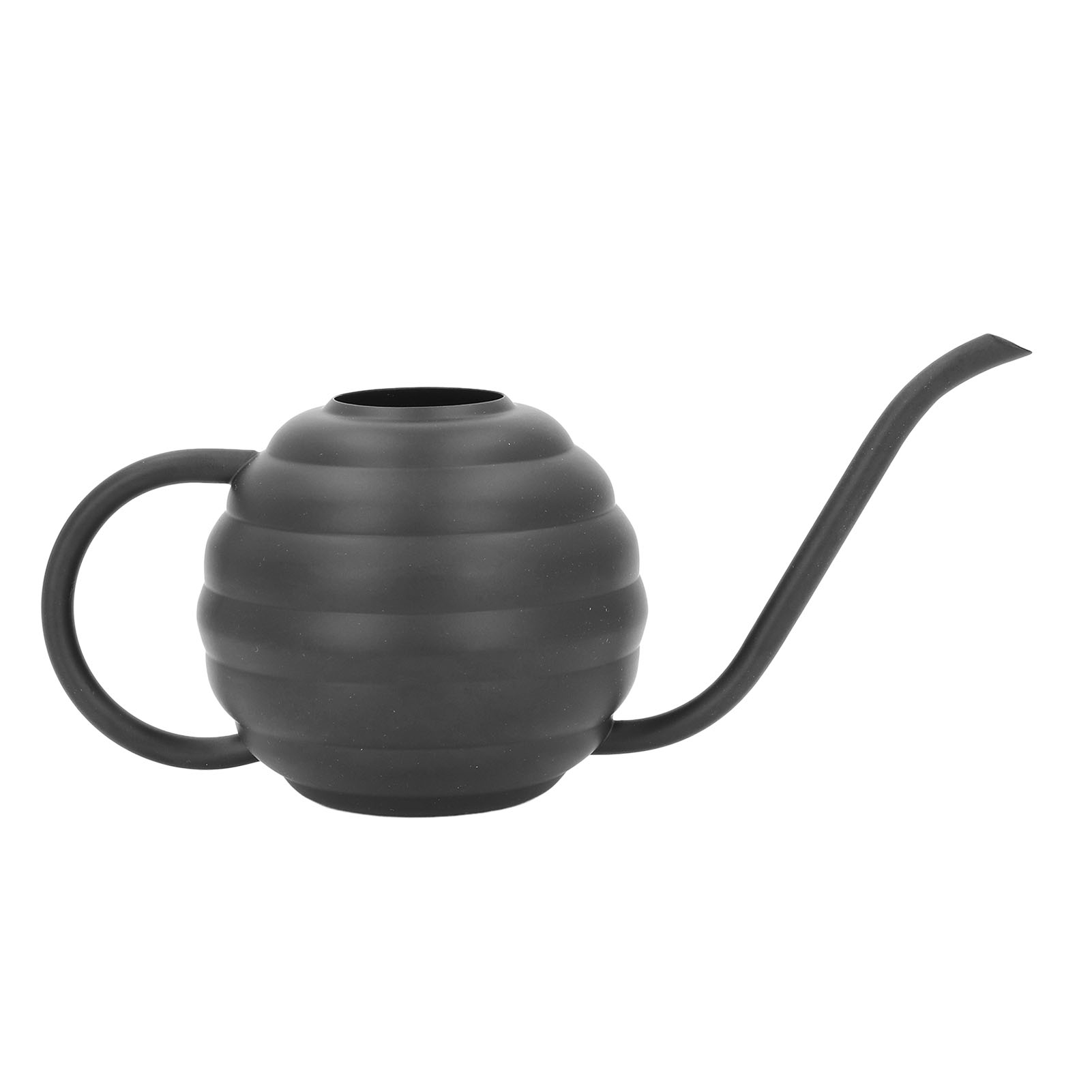 Gießkanne Aus Edelstahl, Einfach Zu Bedienen, Multifunktional Und Tragbar, Mit Langem Ausguss, Ideal Für Die Gartenarbeit, Schwarz, 400 Ml