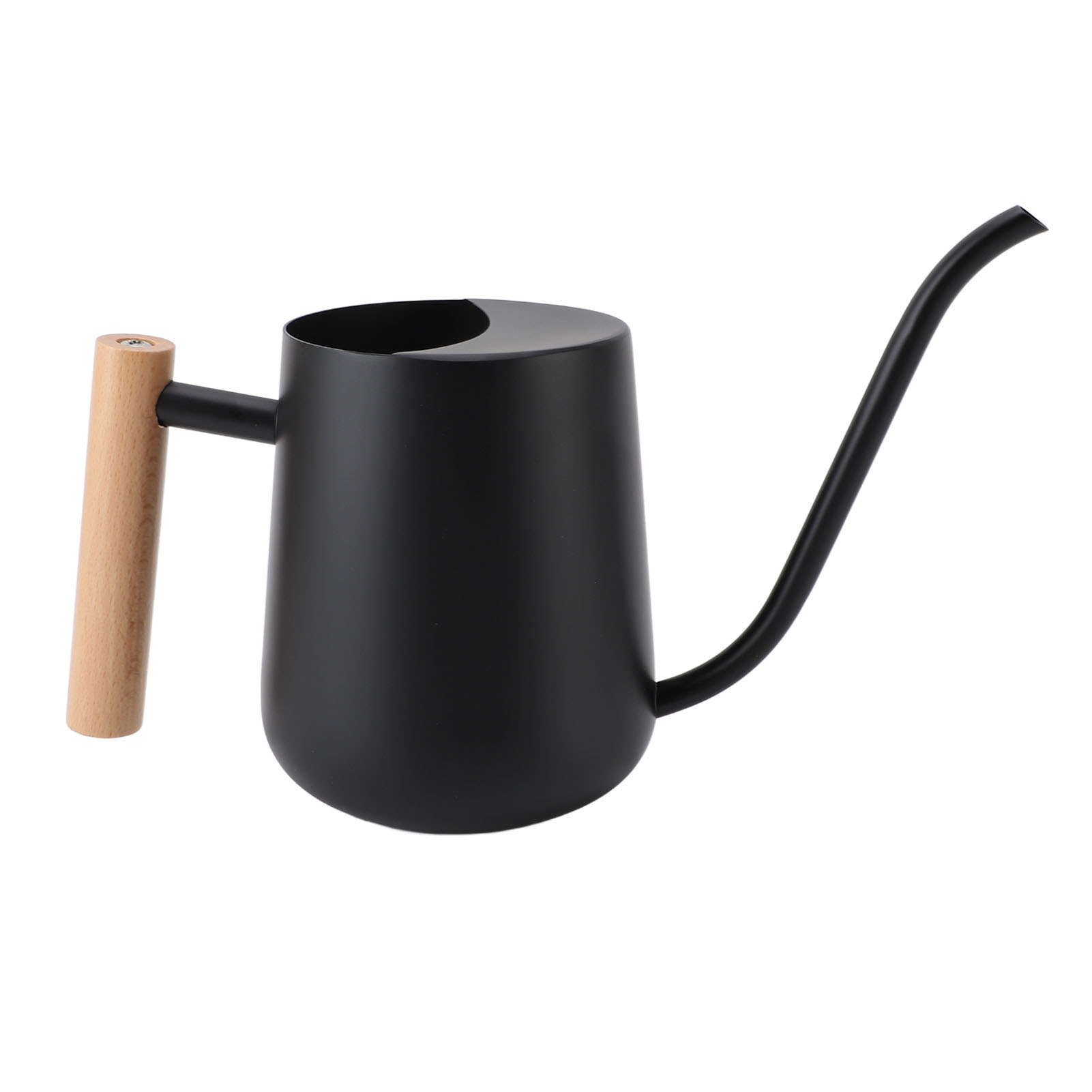 Gießkanne Aus Edelstahl, Modernes Nordisches Design, Langer Ausguss, Für Sukkulenten, Bonsai Und Gartenblumen, 1 Liter Fassungsvermögen, Schwarz