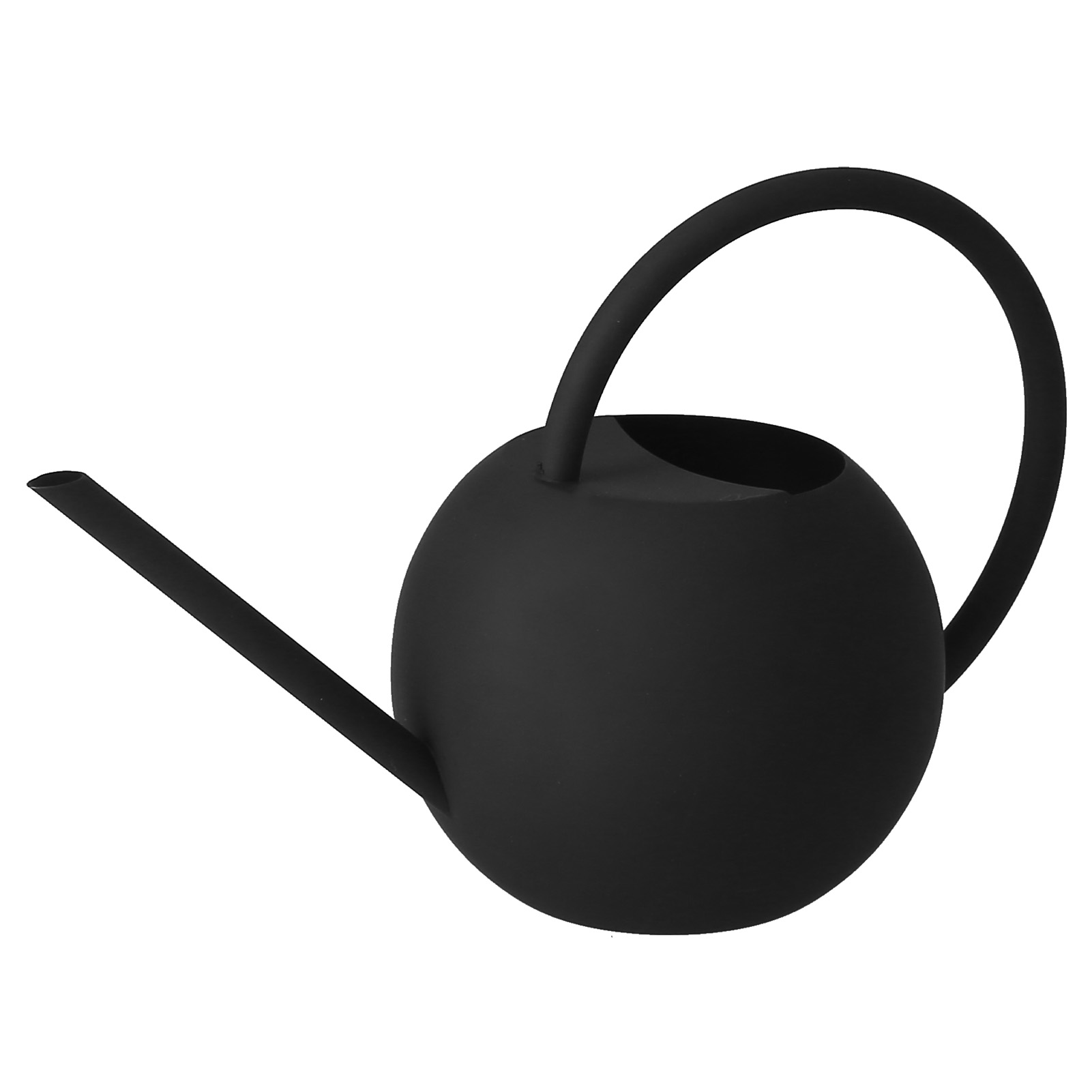 Schwarze Edelstahl-gießkanne (400 Ml) Für Blumen Und Pflanzen, Ideal Für Garten, Terrasse Oder Balkon.