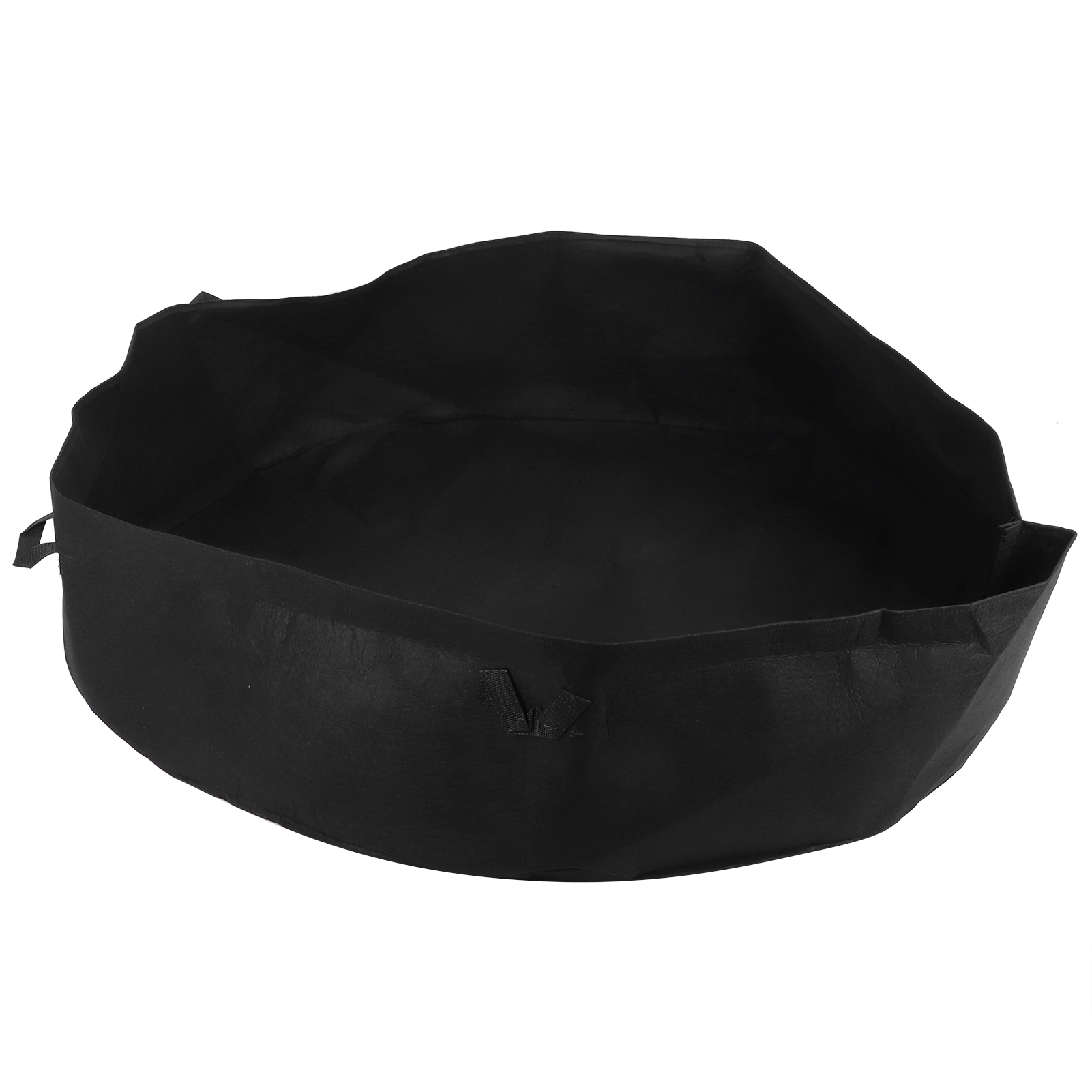 Runder Pflanzsack Mit Griff Für Gemüsepflanzen Und Den Gemüsegarten, Schwarz, 120 Cm X 30 Cm