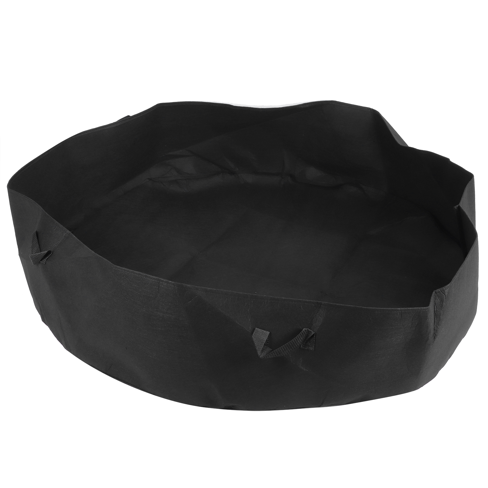 Runder Pflanzsack Mit Griff Für Gemüsepflanzen Und Den Gemüsegarten, Schwarz, 130 Cm X 30 Cm