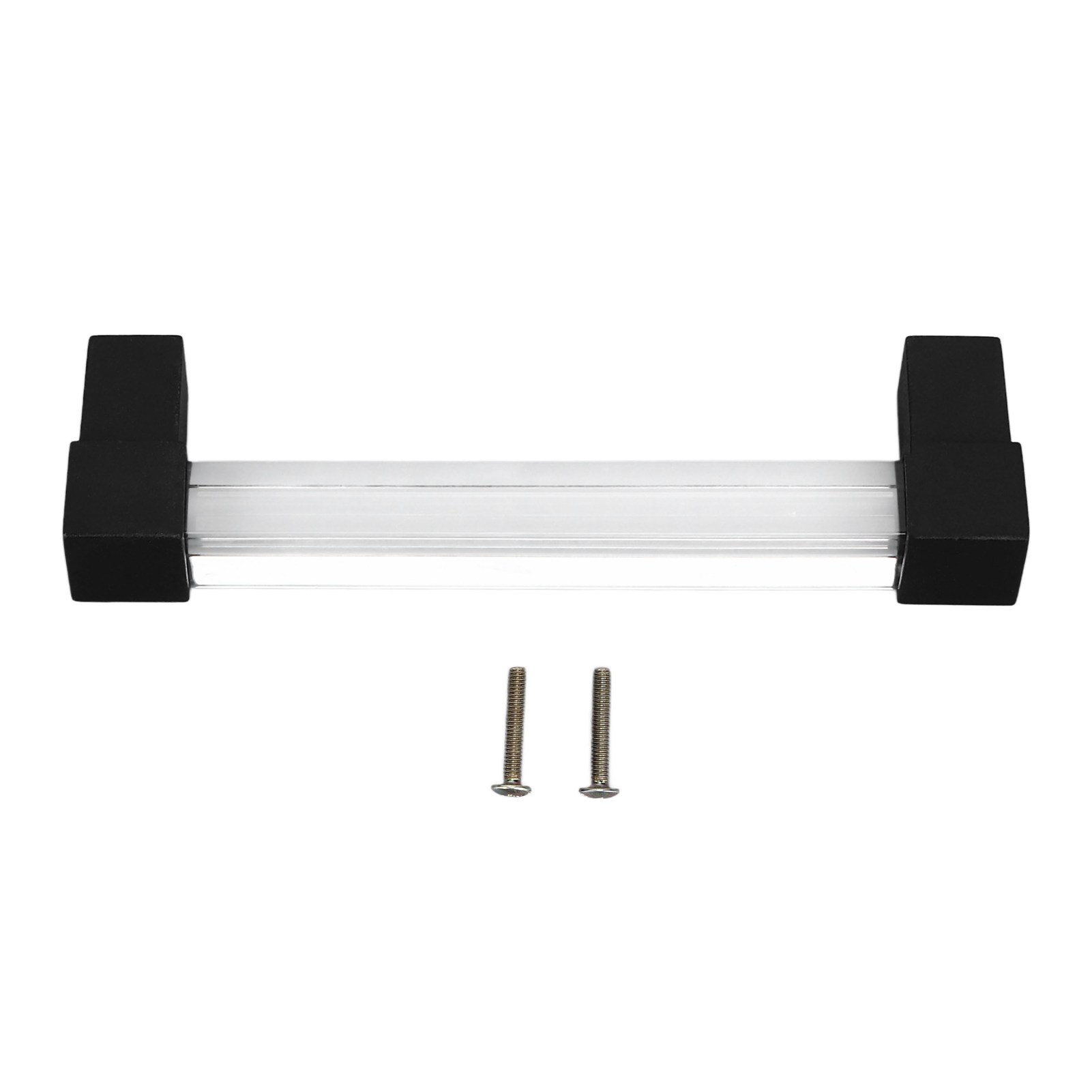 Schwarze Acryl-schubladengriffe Mit Einem Loch Für Küchenschränke Und Kommoden. Lochabstand: 128 Mm.