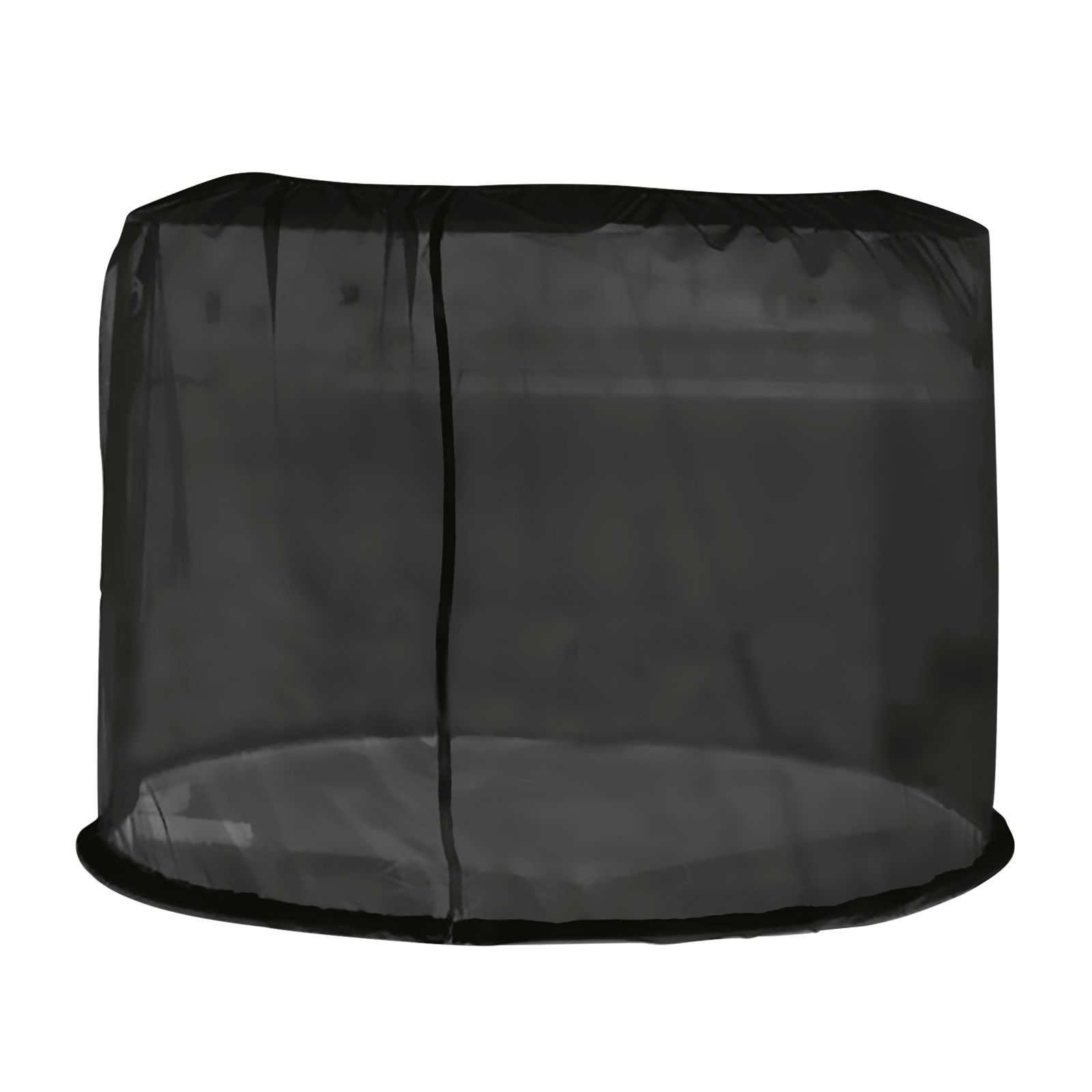 Universelles Sonnenschirmnetz Aus Polyester Mit Kordelzug, 118,11 X 90,55 Zoll, Schwarz