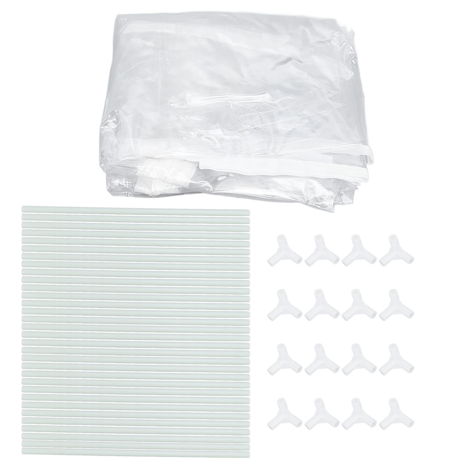 Tragbares Gartengewächshaus Mit Transparenter Pvc-abdeckung, Ideal Für Den Winter Auf Terrasse, Balkon Oder Veranda.