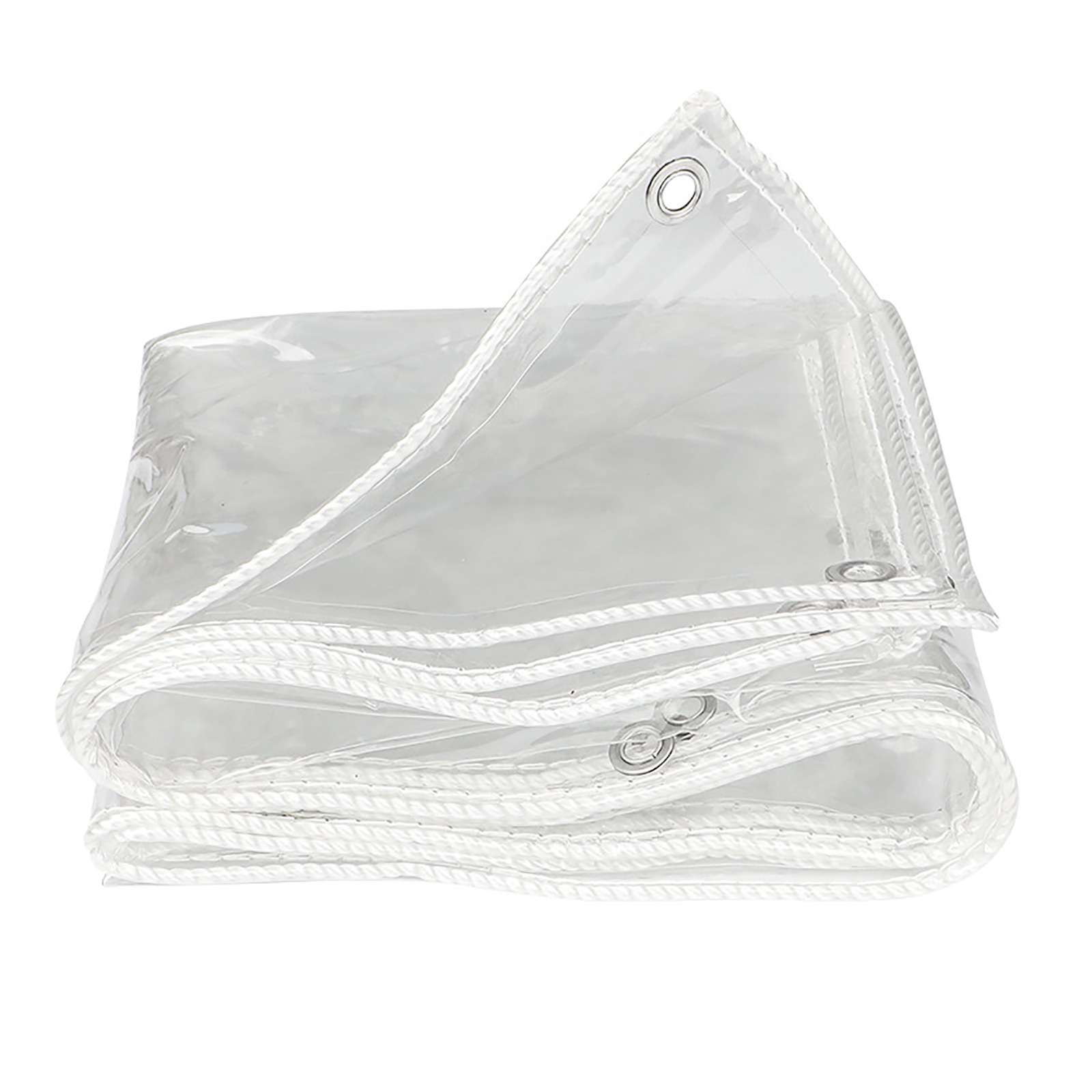 Wasserdichte, Transparente Pvc-plane Aus Flexiblem Und Lichtdurchlässigem Fiberglasgewebe, Für Garten, Balkon, Lkw, Auto, Boot, 2 X 2 M