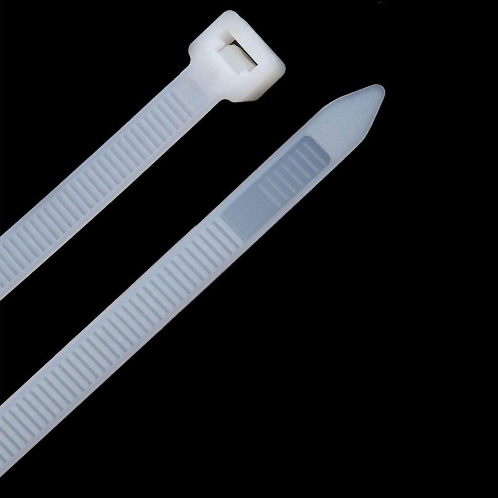 Packung Mit 100 Hochfesten, Selbstsichernden Nylon-schlauchschellen Für Rohre, 5 X 300 Mm / 0,2 X 11,8 Zoll, Weiß