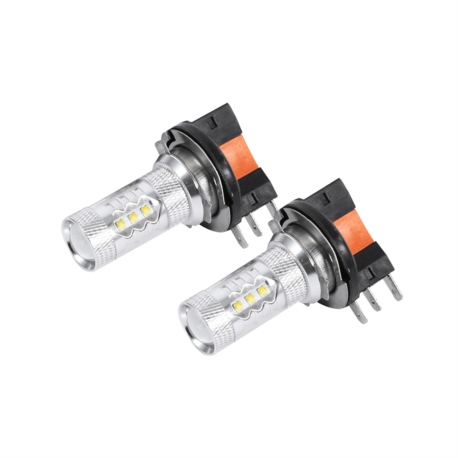 2 Weiße 80w H15 Led-lampen Für Autoscheinwerfer