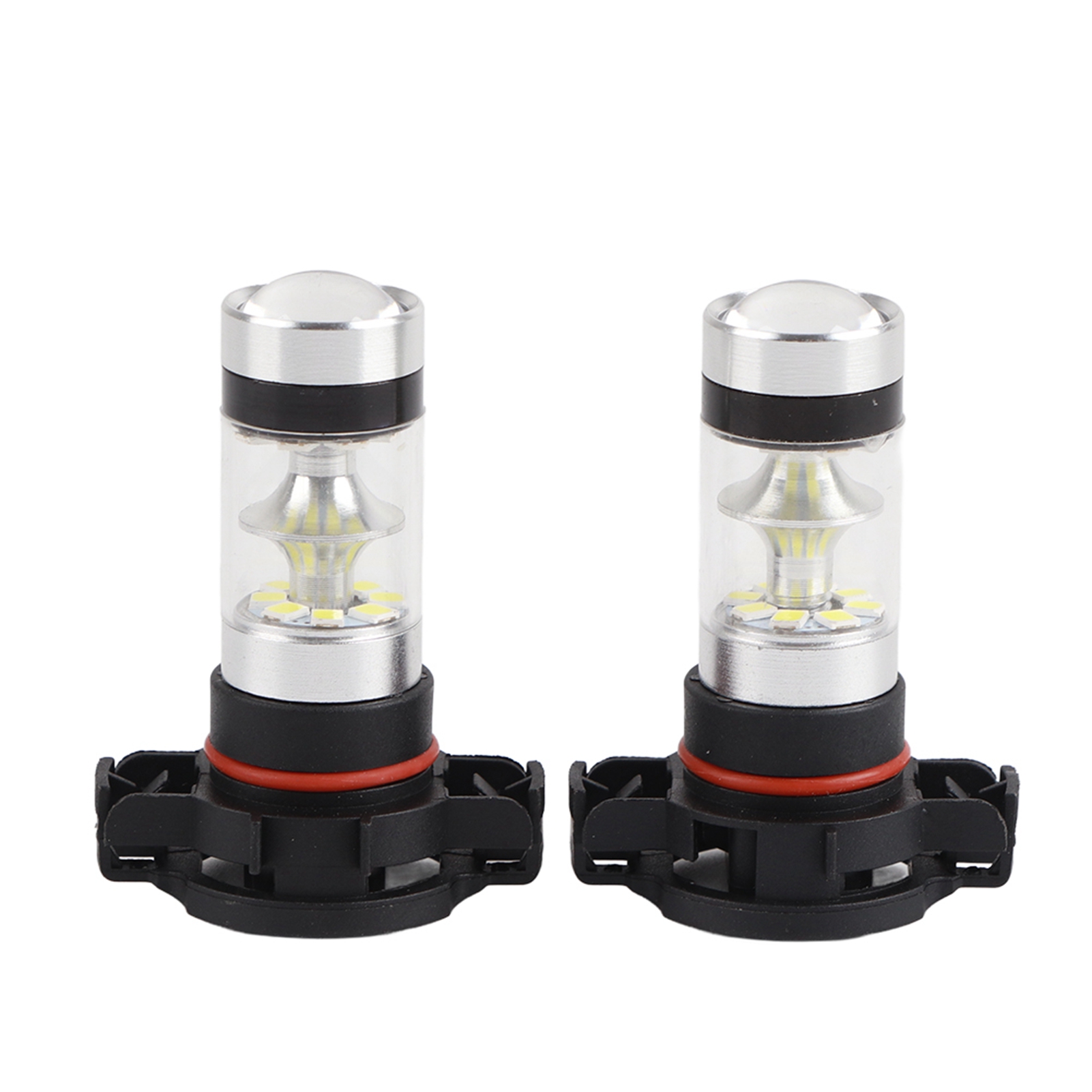 Set Mit 2 Weißen Led-nebelscheinwerferlampen 12/24v 100w 6000k Für Jeep Patriot 2015-2018