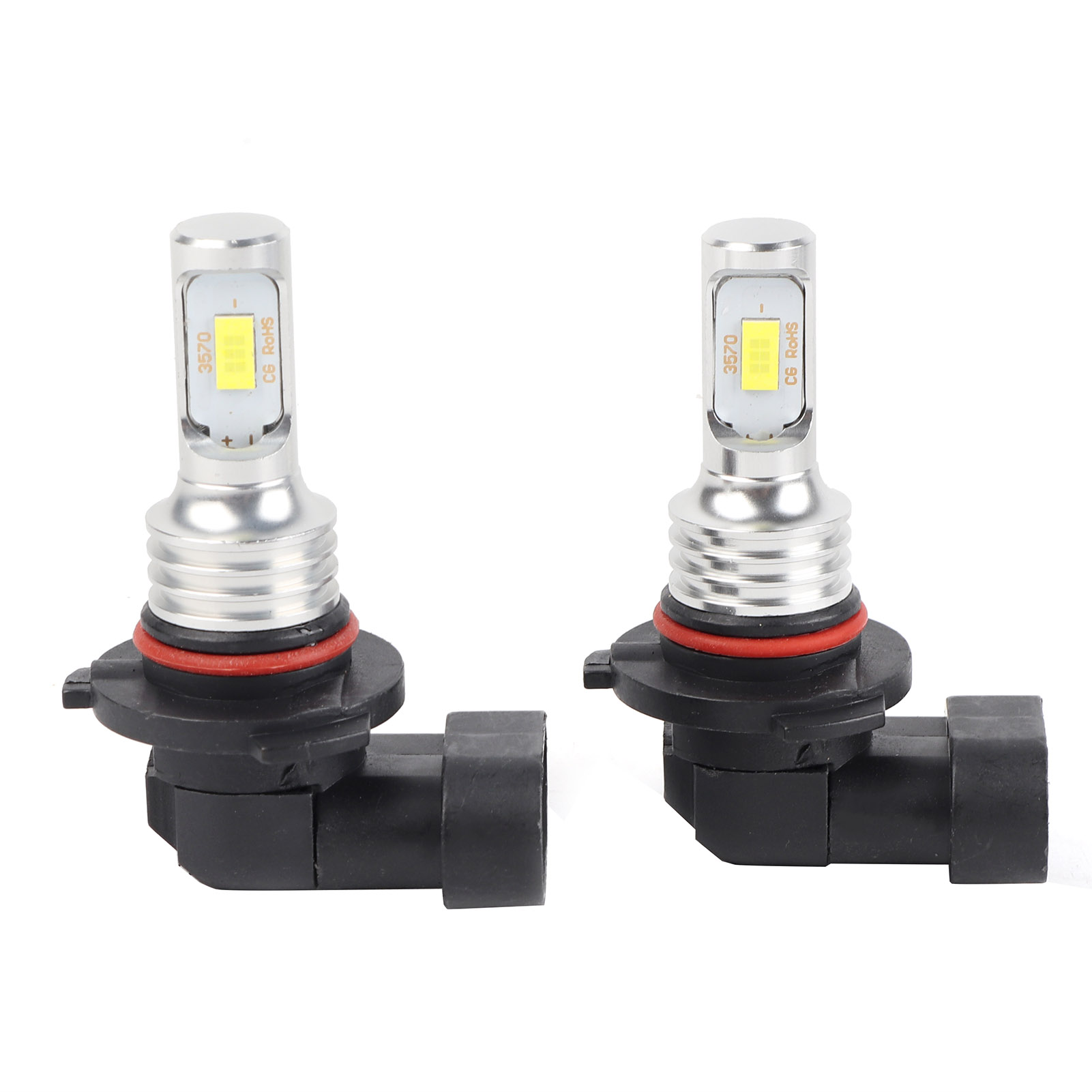 2er-pack H10 9145 80w 8000k Weiße Led-lampen Für Nebelscheinwerfer, 12-24v, Universeller Ersatz