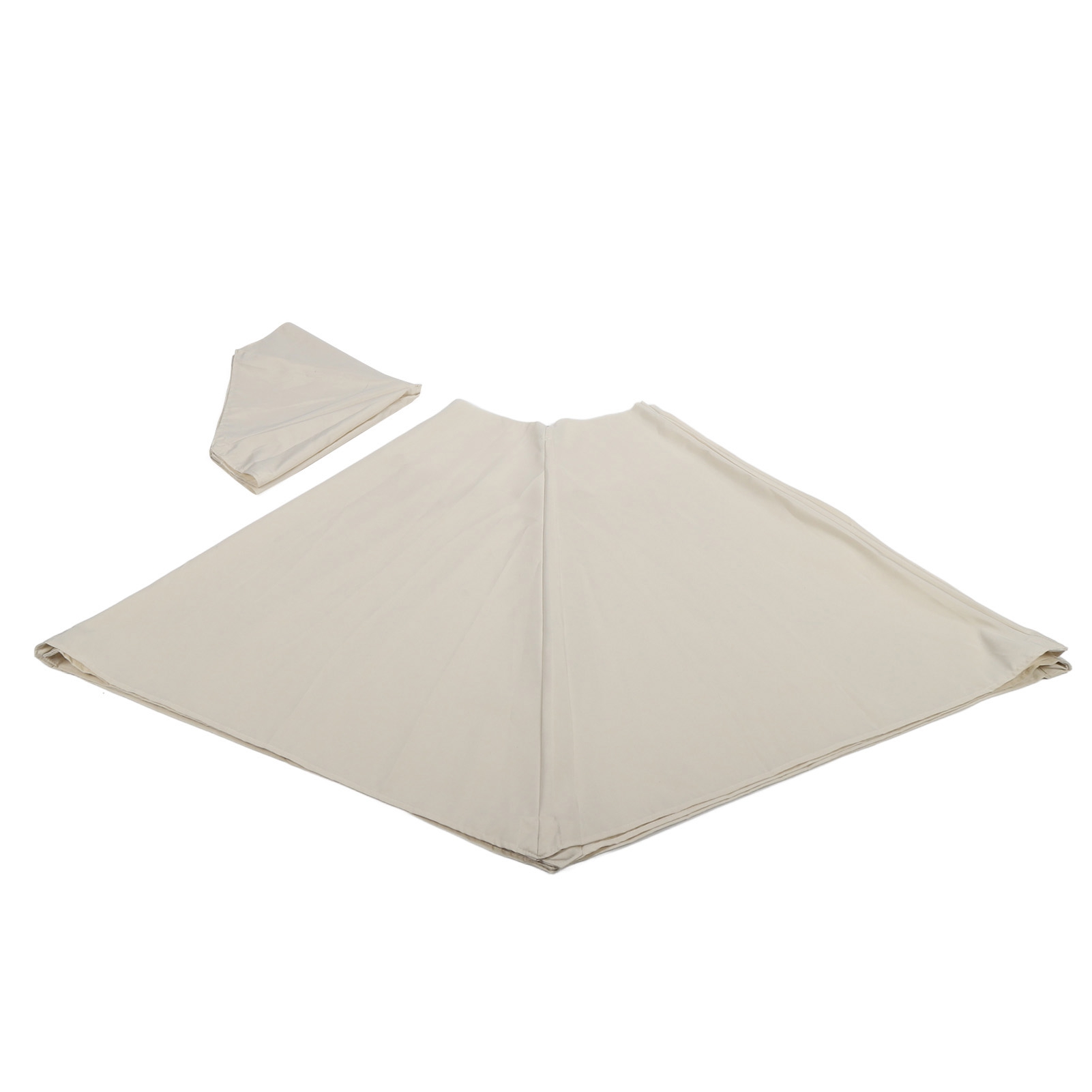 Ersatzbezug Aus Wasserdichtem Und Sonnenbeständigem Polyester Für 8-streben-markttischschirm, Weiß, 3 M / 9,84 Ft