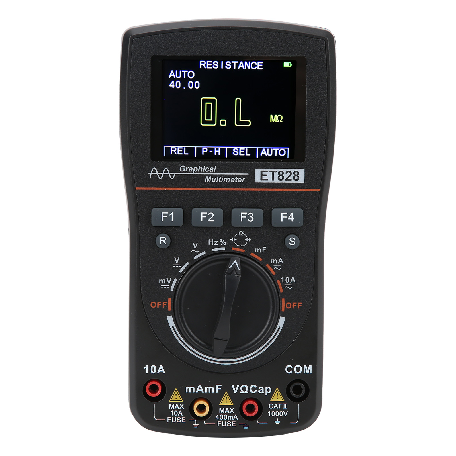 Et828 2,5 Msps 1 Mhz Oszilloskop Multiscan-modus Automatische Digitalanzeige Leichtes Multimeter