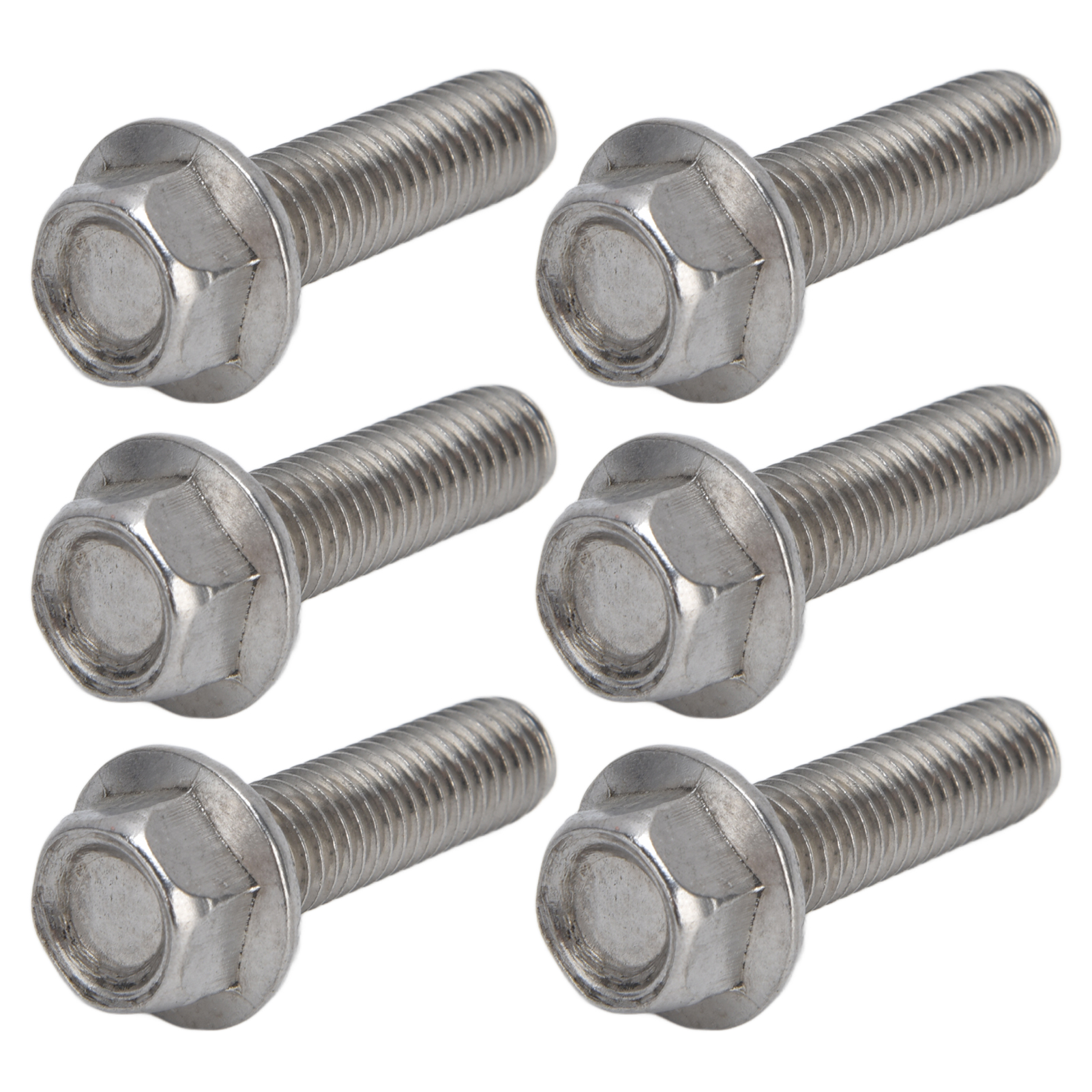 20 Stück M10x1,5 Schrauben A2‑70 Edelstahl Flansch-sechskantschraube Mit Dichtung Din6921m10x40