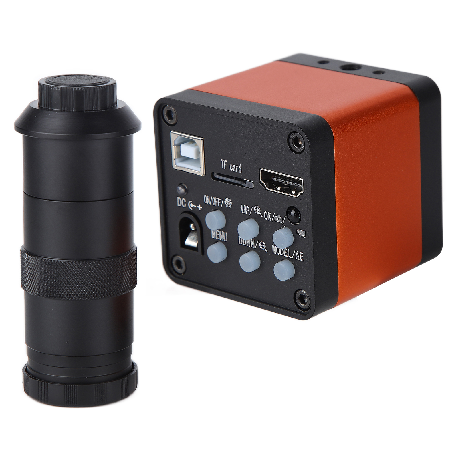 Usb-mikroskopkamera, 20 Mp, Hd-multimedia-schnittstelle, Industriemikroskopkamera Mit 130-facher Vergrößerung (c-mount-objektiv), 100–240 V Wechselstrom, Eu-stecker