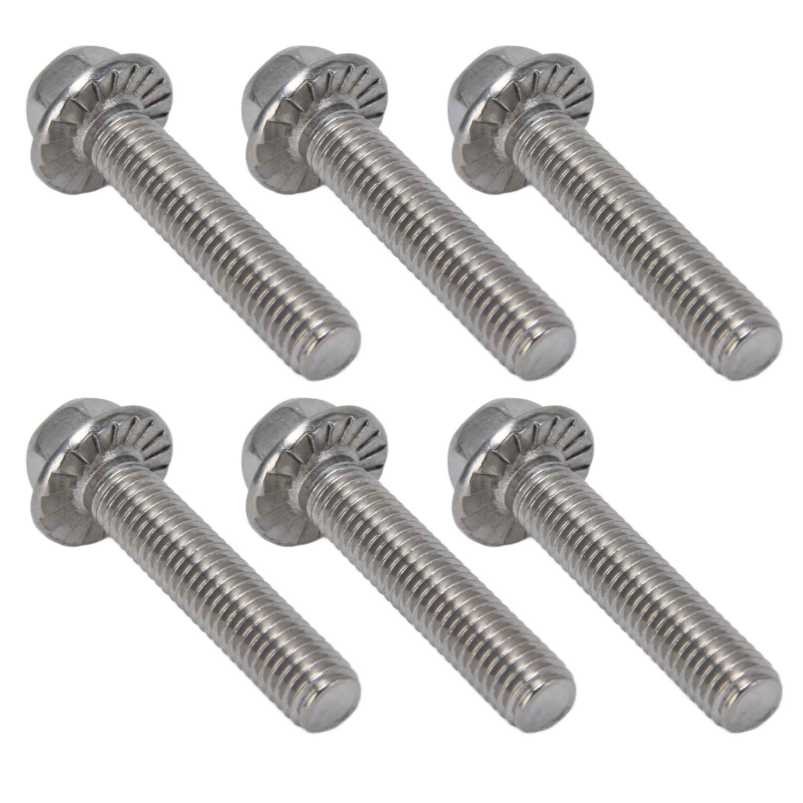 20 Stück M10x1,5 Schrauben A2‑70 Edelstahl Flansch-sechskantschraube Mit Dichtung Din6921m10x45