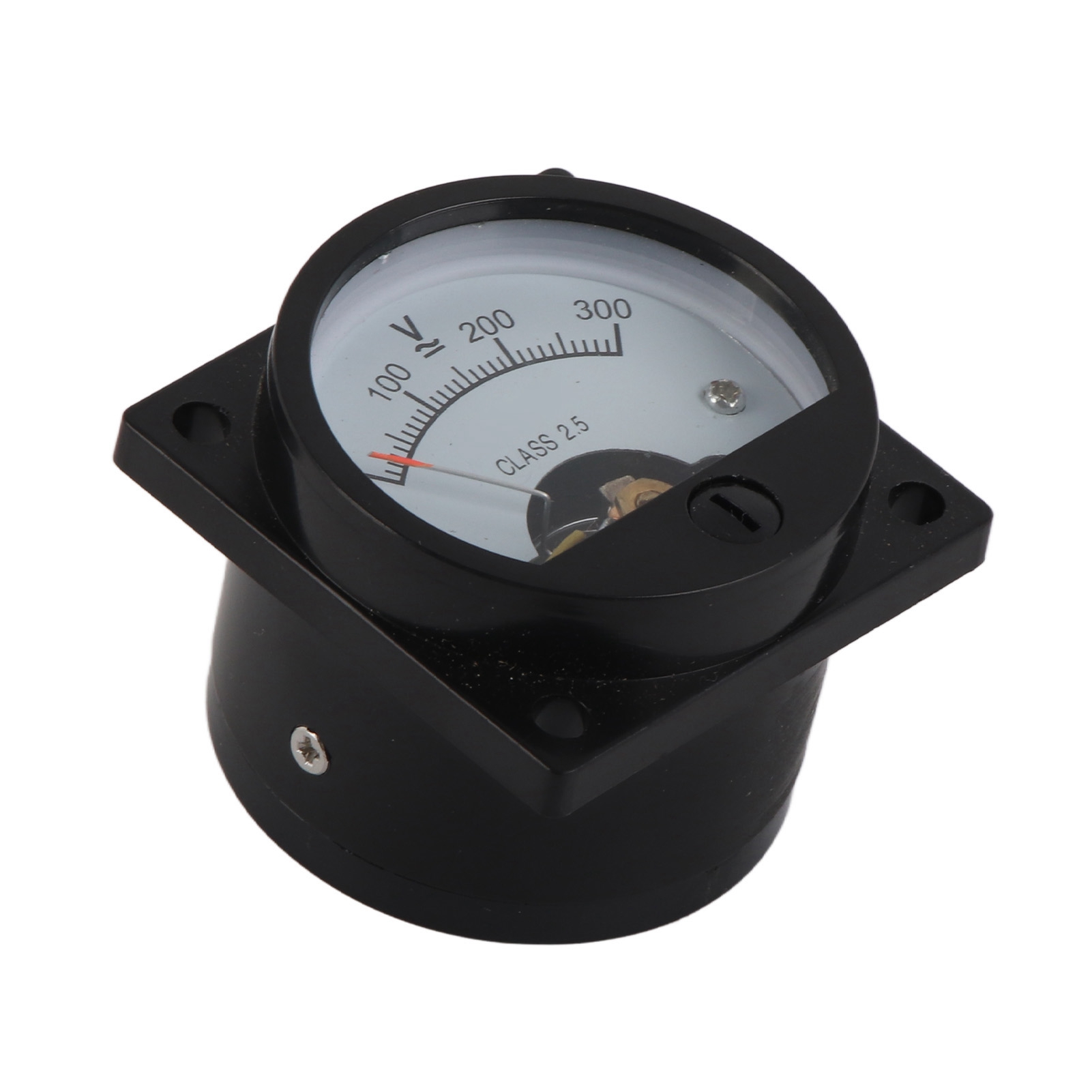 Rundes Voltmeter Mit Abs-analoganzeige, Präzises Messinstrument Für Wechselstrom (0–300 V) Gemäß So-45-norm.