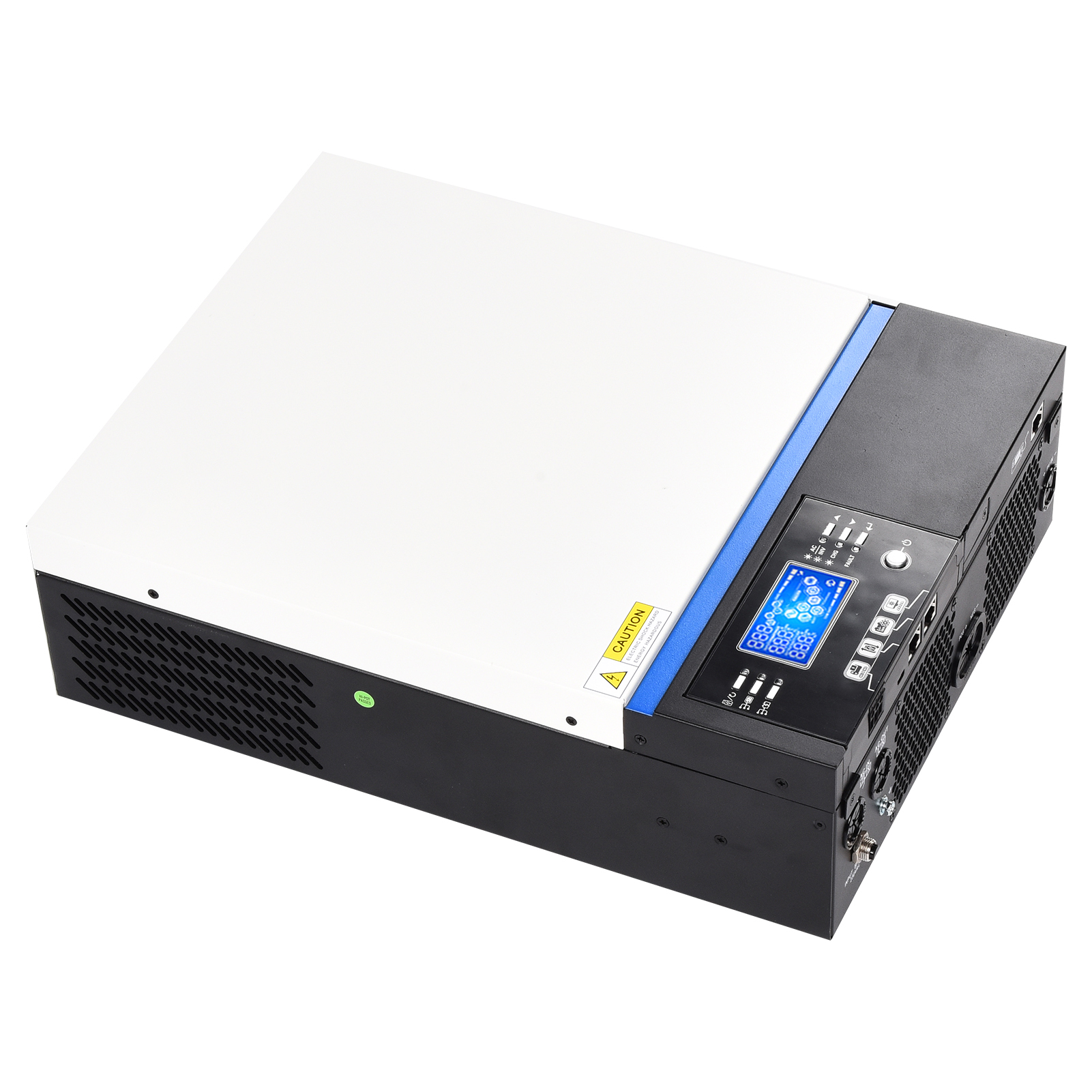 Powmr Solar-wechselrichter-ladegerät, Netzunabhängiger Hybrid-controller, Bluetooth, Usb, Mppt, 3000 W, 80 A, 230 V Ac